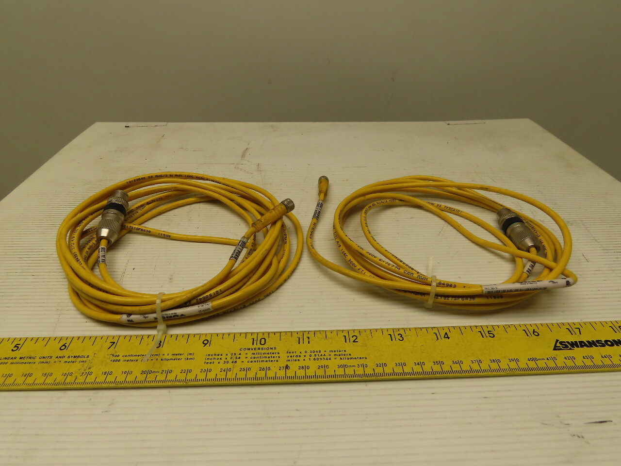 Turck U2515-22 3M-10 56″ Picofast Female Connector Lot of 2