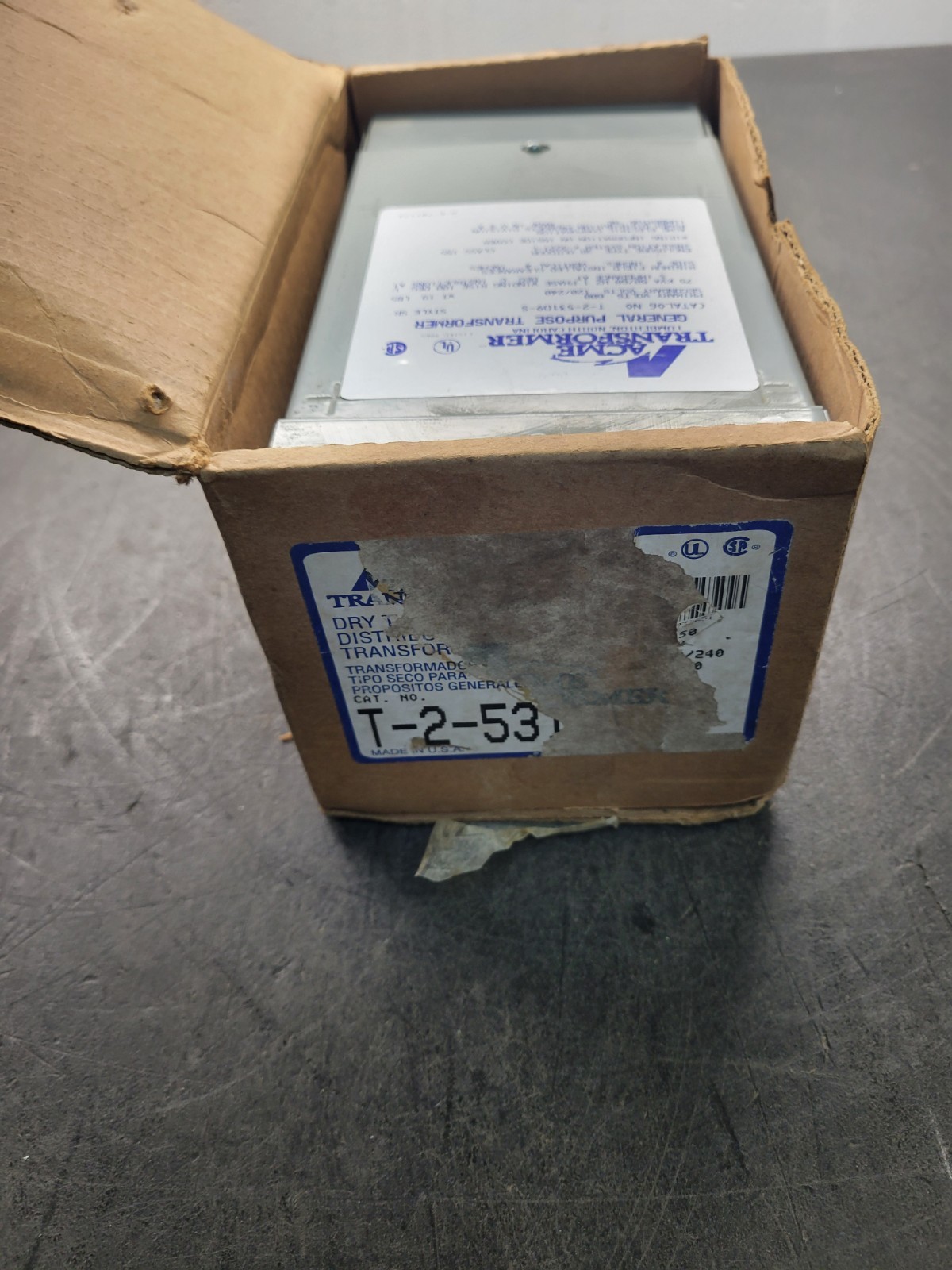 Acme Industrial Control Transformer #T-2-53109-S.