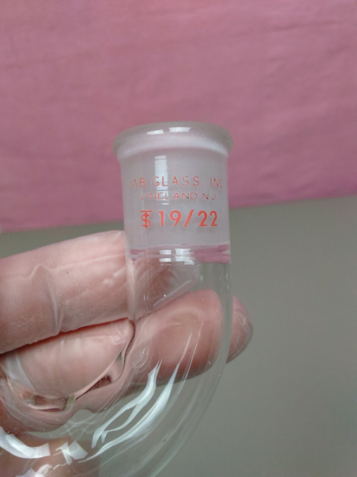 Kimble Kimax Glass 19/22 Distillation Distilling Claisen Inlet Adapter 44990-A