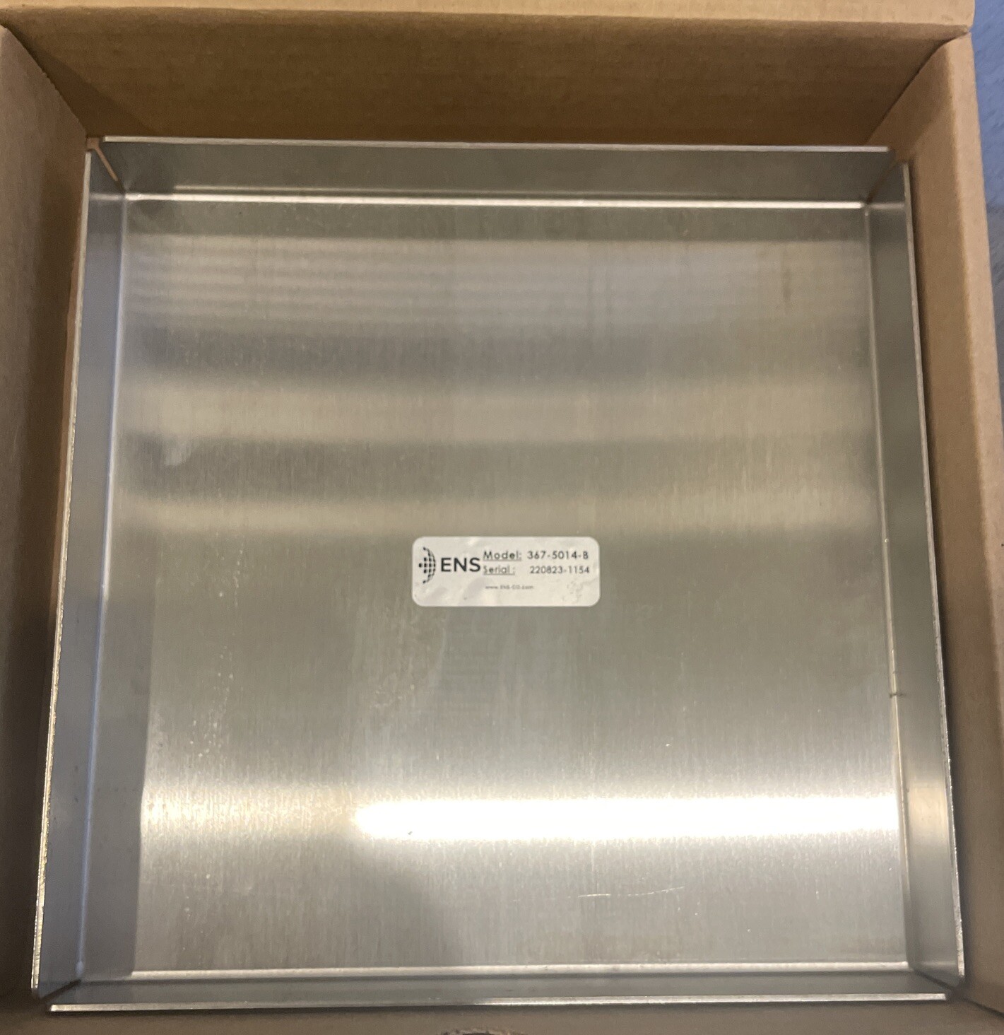ENS 367-5014-B Sales Counter Filler Bracket – 8 1/2″ x 8 1/2″ x 1 1/8″ New NIB