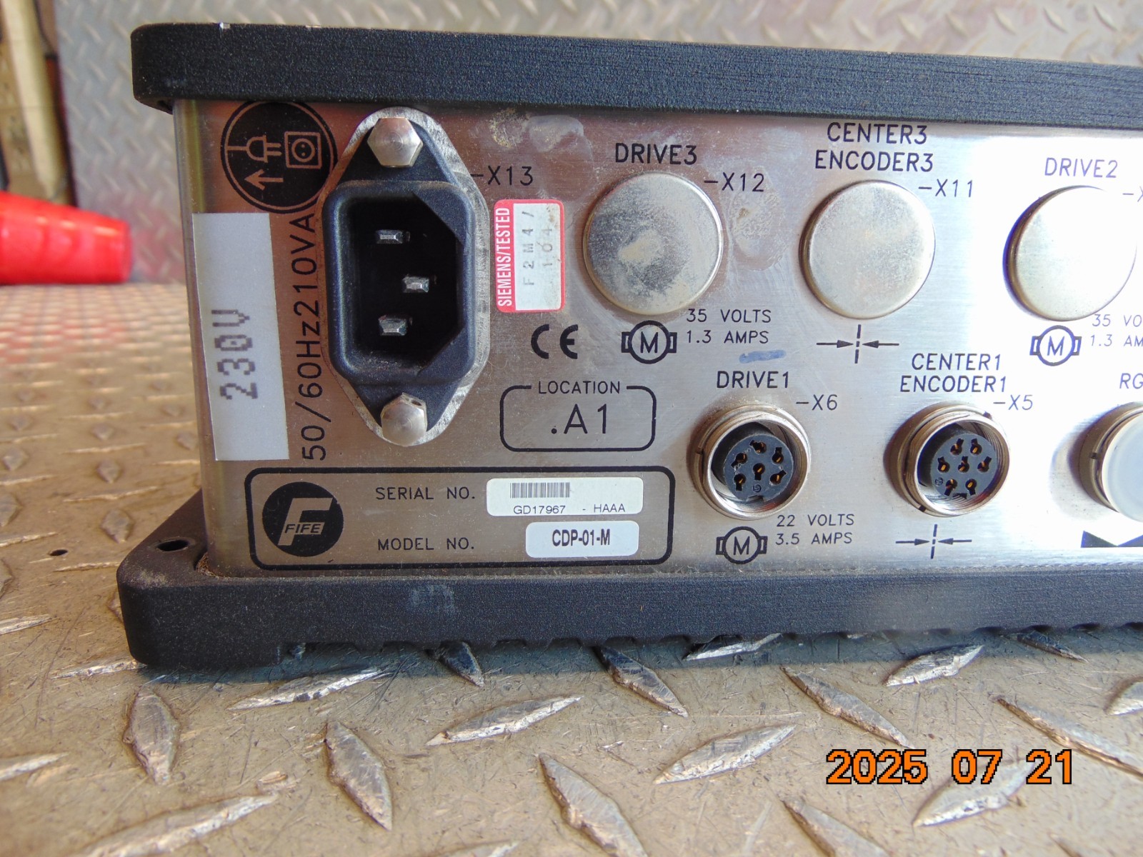 FIFE CDP-01-M WEB GUIDE CONTROLLER