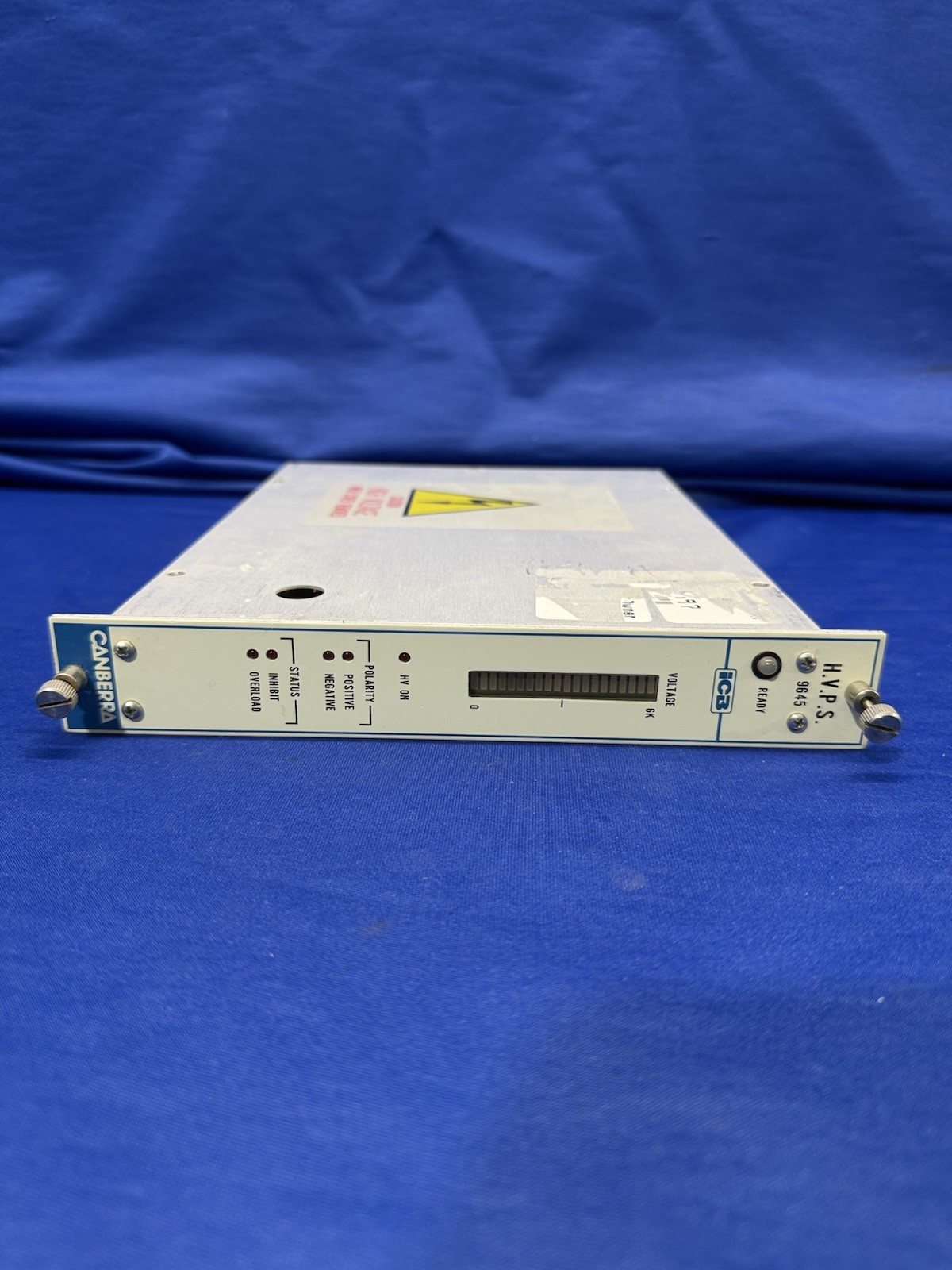 Canberra 9645 ICB HV Power Supply Nim Module H.V.P.S. – Red Light – Module Only