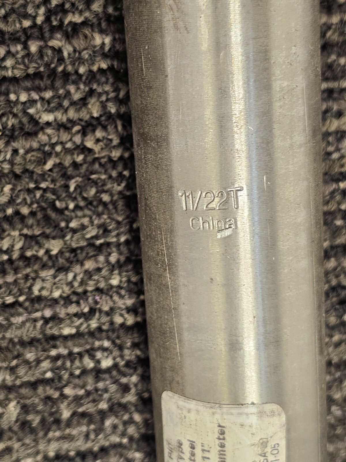 Bon 27-223 Drift Pin Barrel Type Forged Steel 1 5/16 x 11 Specialty Tool