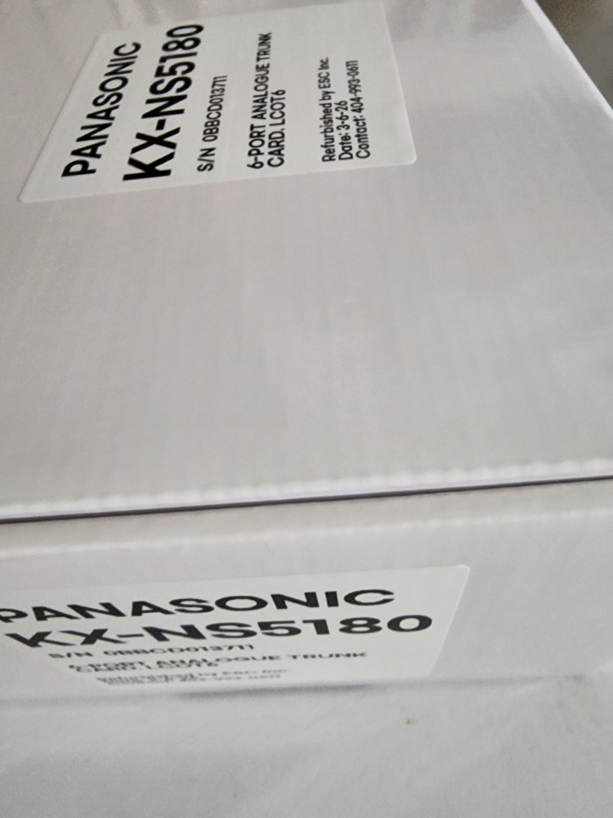 PANASONIC KX-NS5180/6-PORT ANALOGUE TRUNK CARD/LCOT-6/ 6 MONTH WARRANTY.