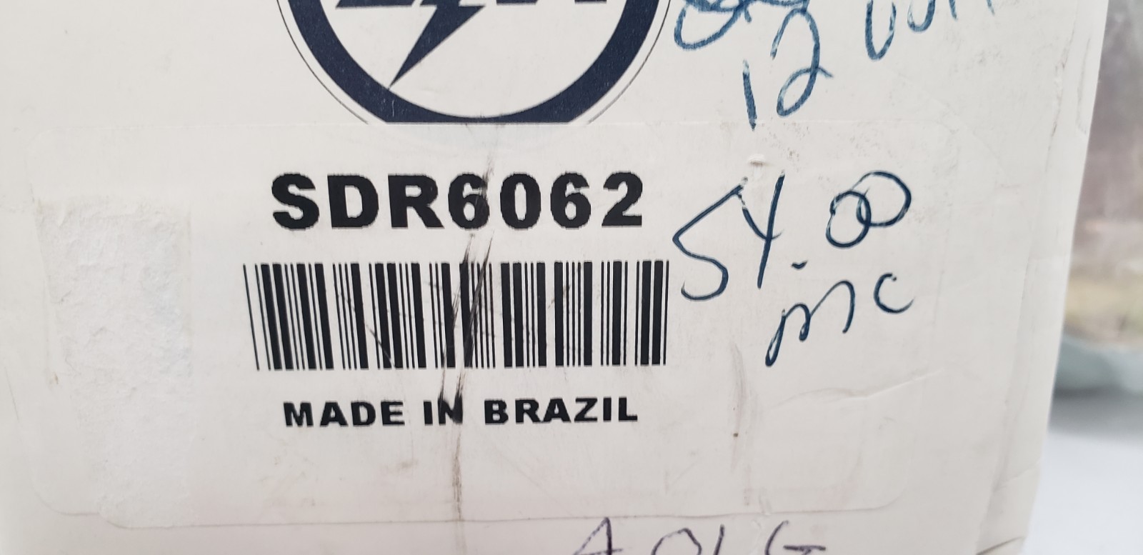 ZM SDR6062 (645612V) SOLENOID, 12 VOLT, 4 TERMINALS (FACTORY SEALED) NIB