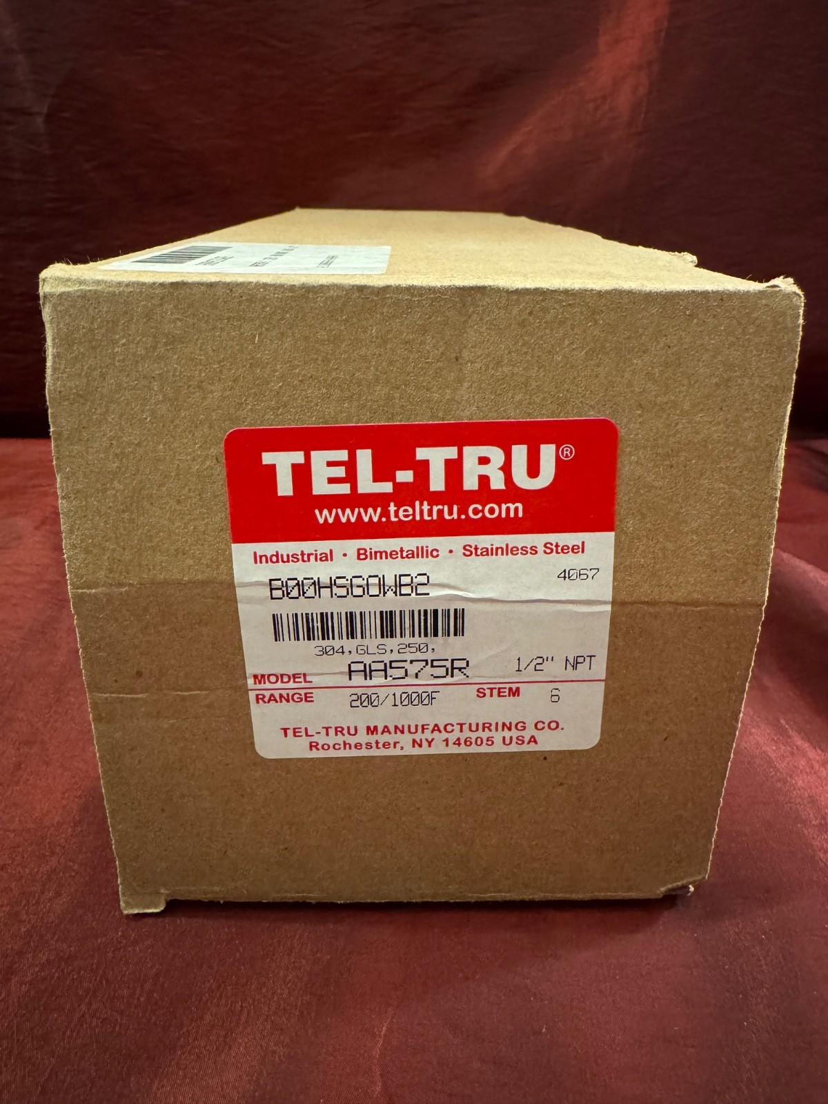 TEL-TRU AA575R 200/1000 Stem 6”