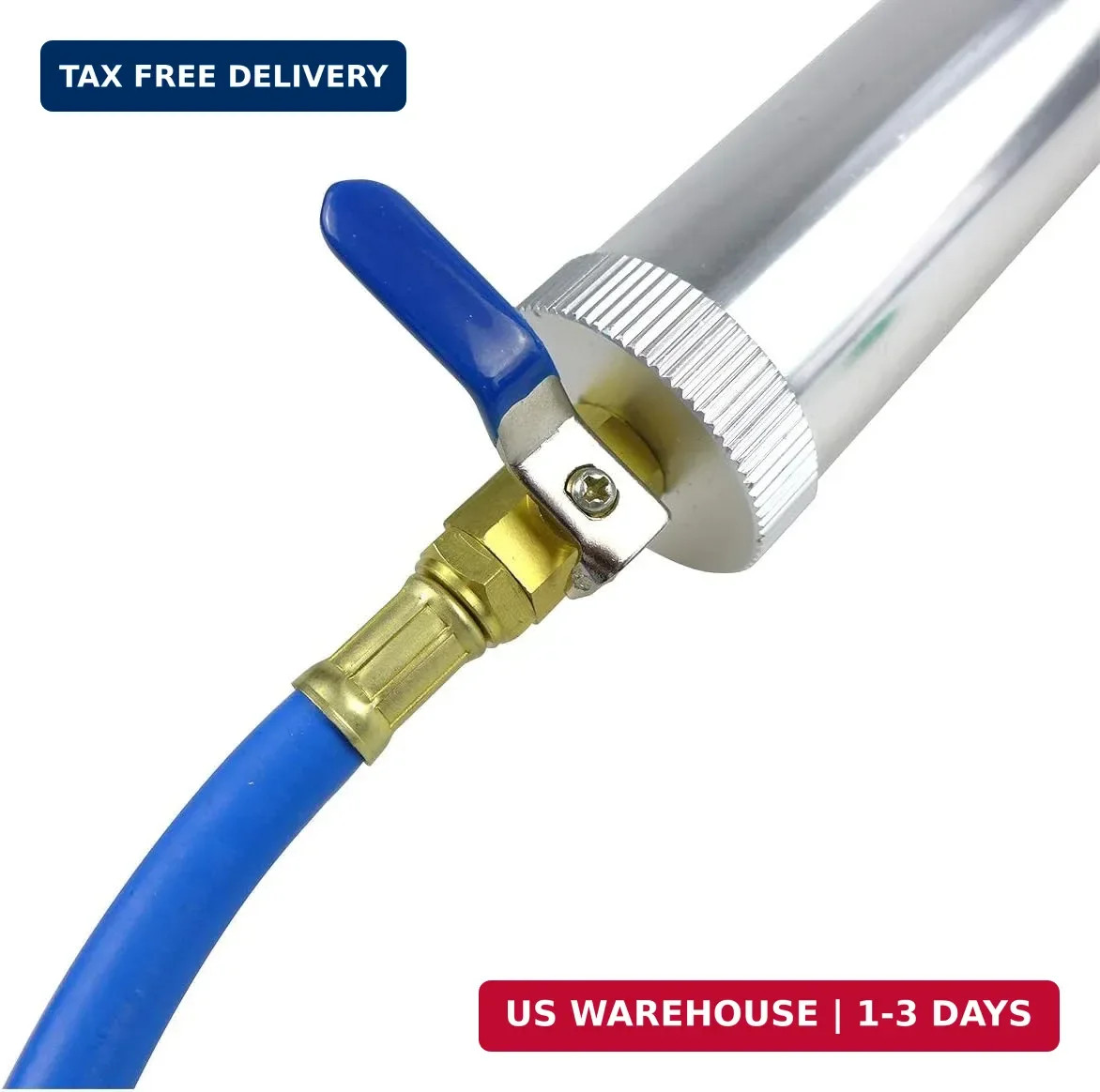 AC Oil Injector Tool Fit for C R134A R12 R22 Oil and Dye Injector Refrigerant To