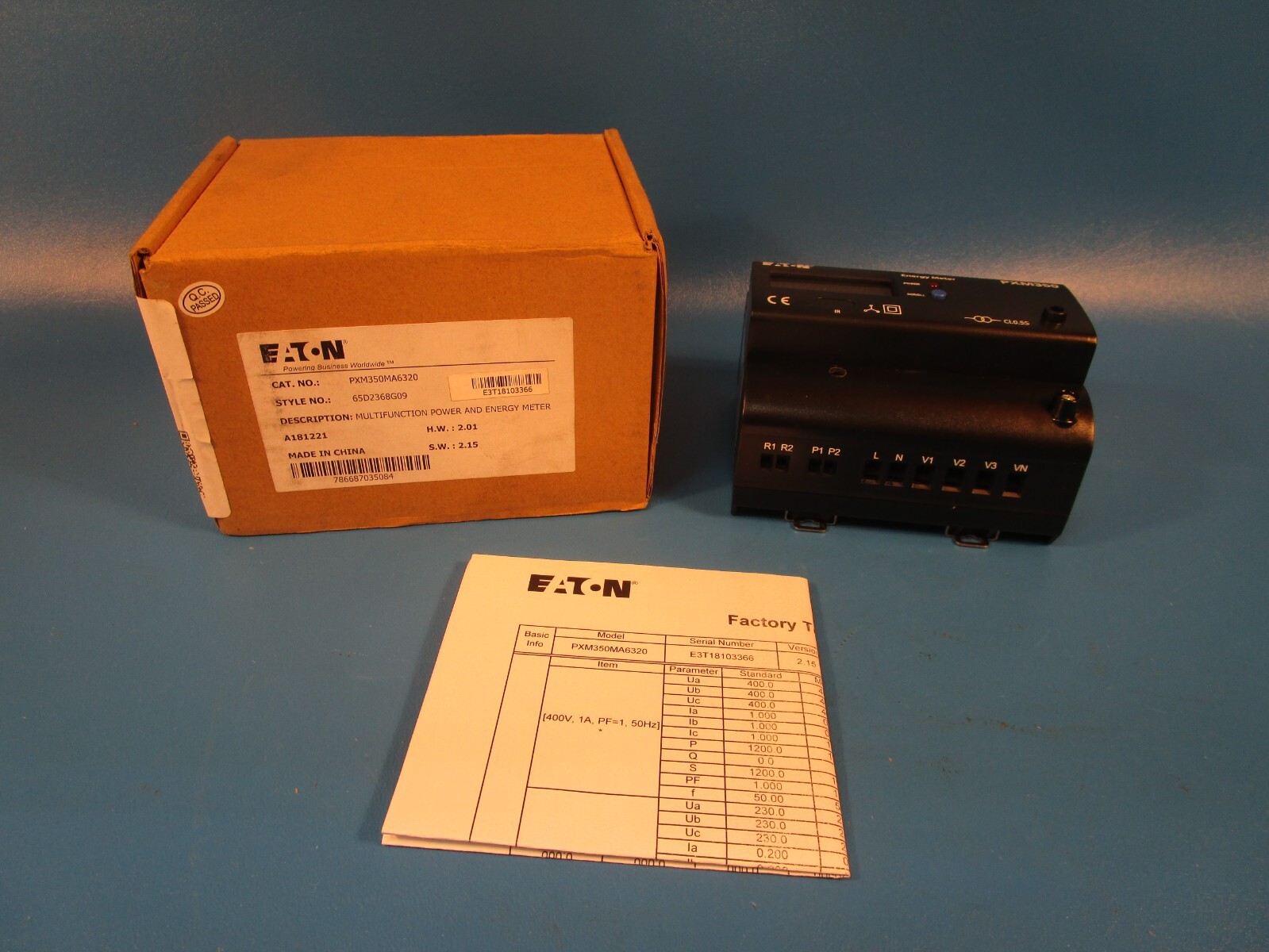Eaton PXM350MA6320, Energy Meter, Multifunction Power and Energy Meter