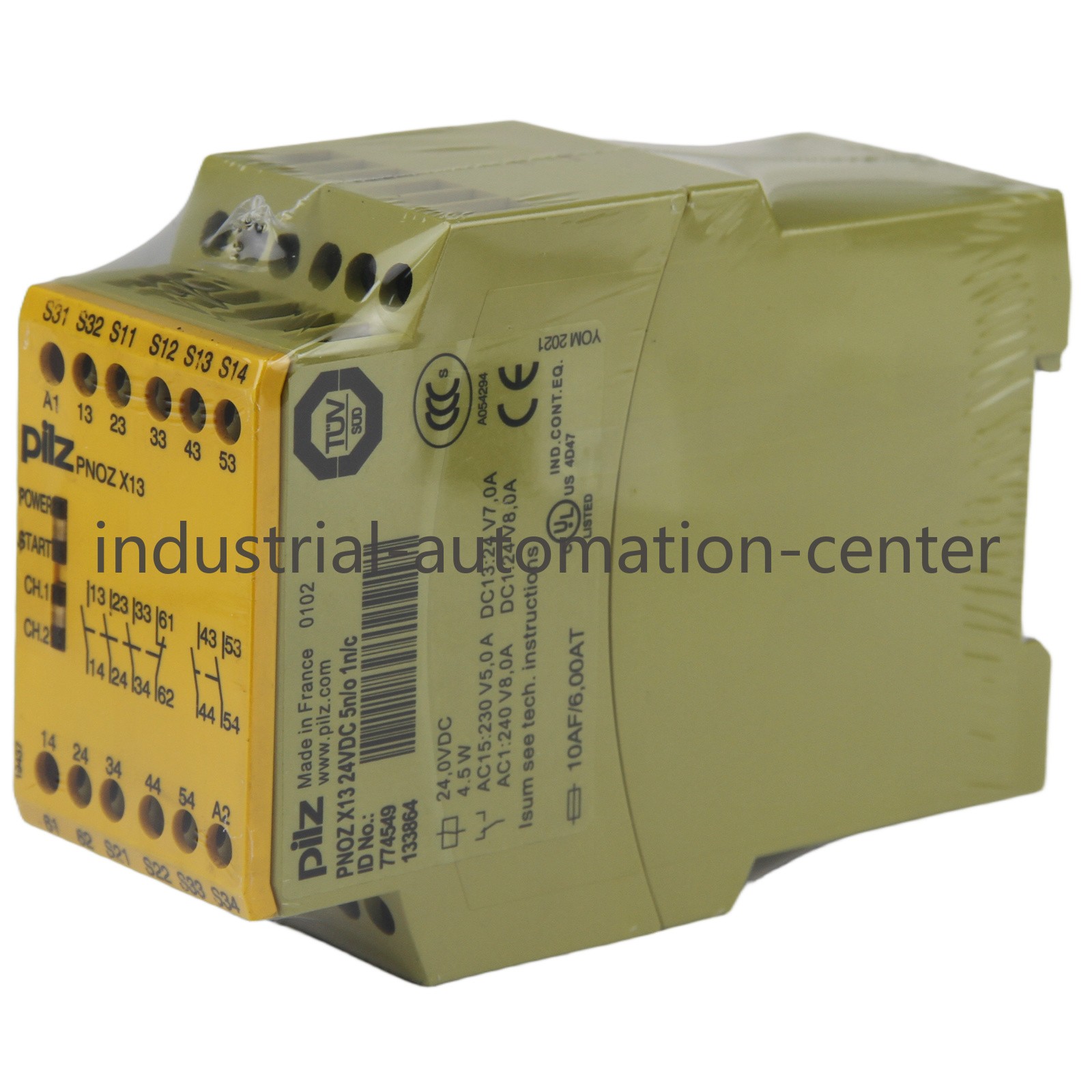 One Brand New PILZ PNOZ X13 774549 Safety Relay 24VDC
