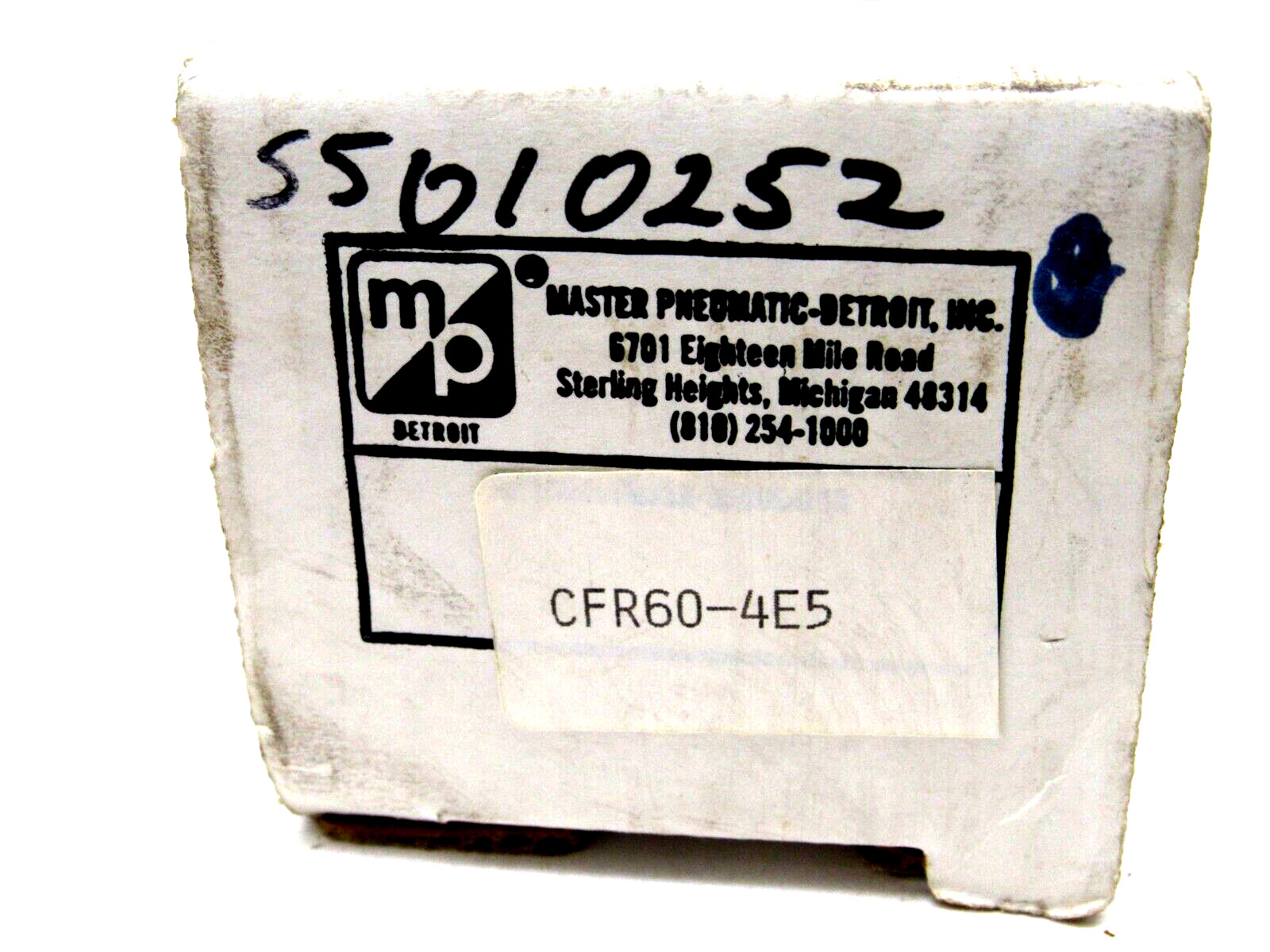 NEW MASTER PNEUMATIC CFR60-4E5 REGULATOR CFR604E5