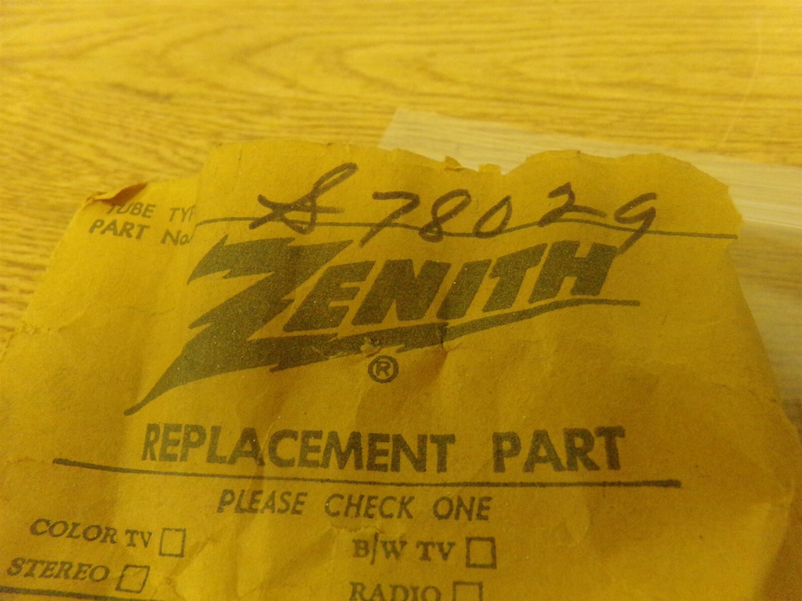 NEW Zenith S78029 Vintage Replacement Part *FREE SHIPPING*