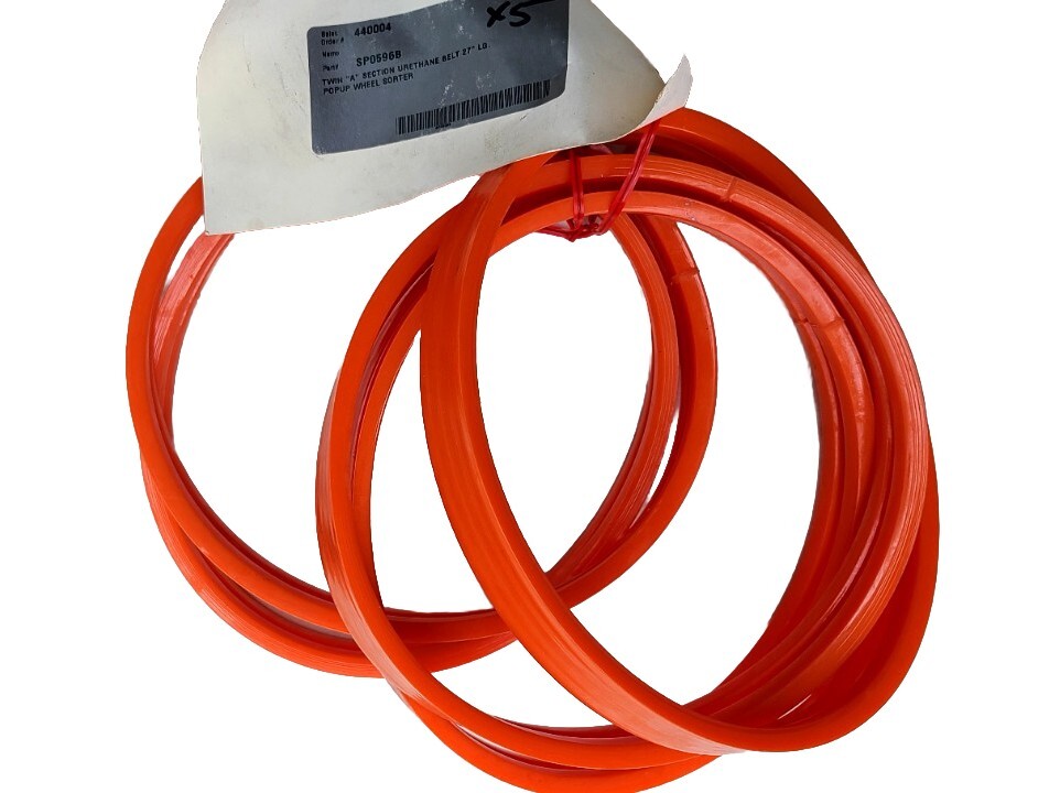 (5 Pack) Automotion, SP0596B, Urethane Belt, A-85 Durometer, 27 in., Twin A Sect