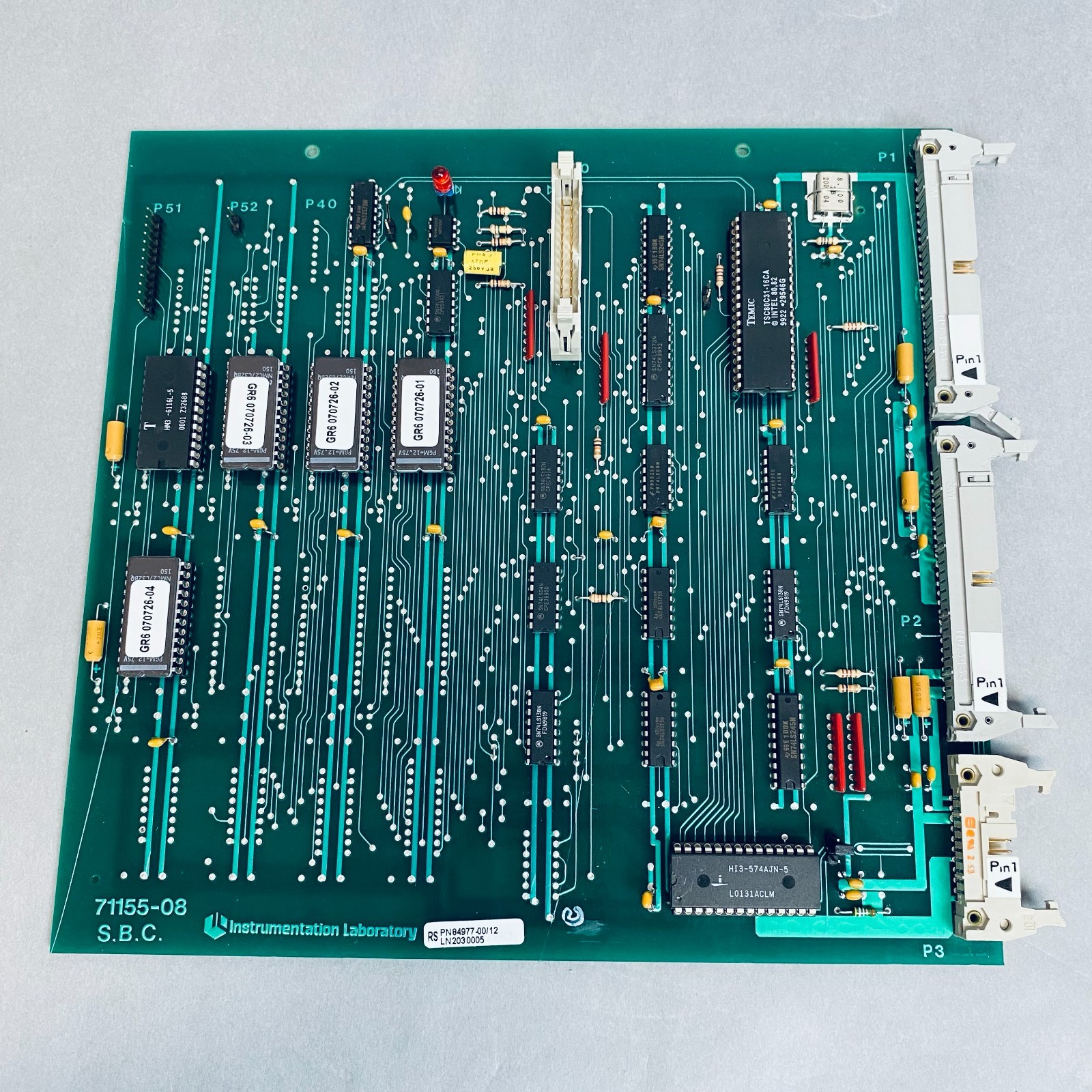 Instrumentation Laboratory PCB 71155-08 S.B.C Board