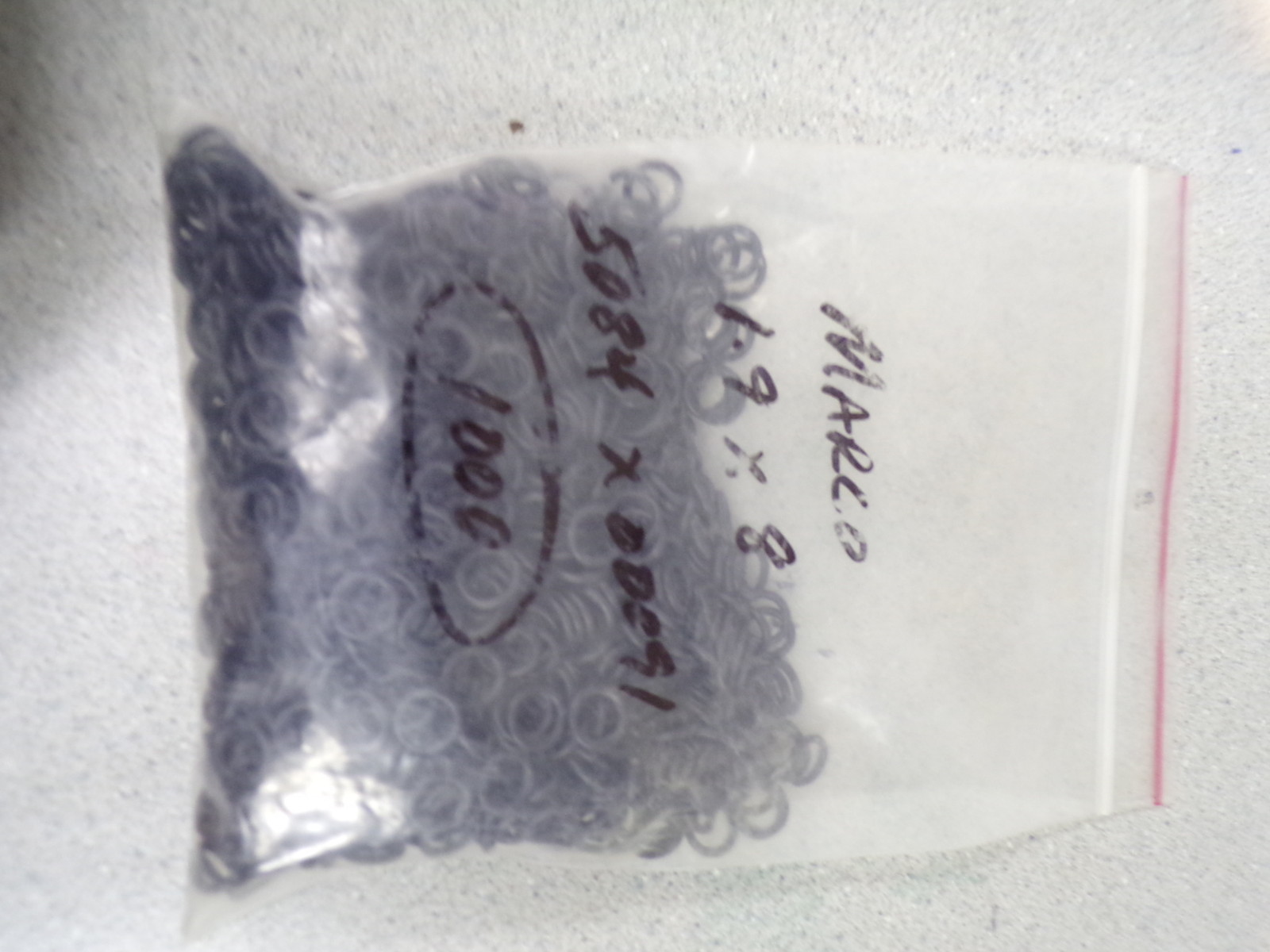 NEW Marco 1.9/8 5084×00091 Plastic Rings, Bag of 1000 *FREE SHIPPING*