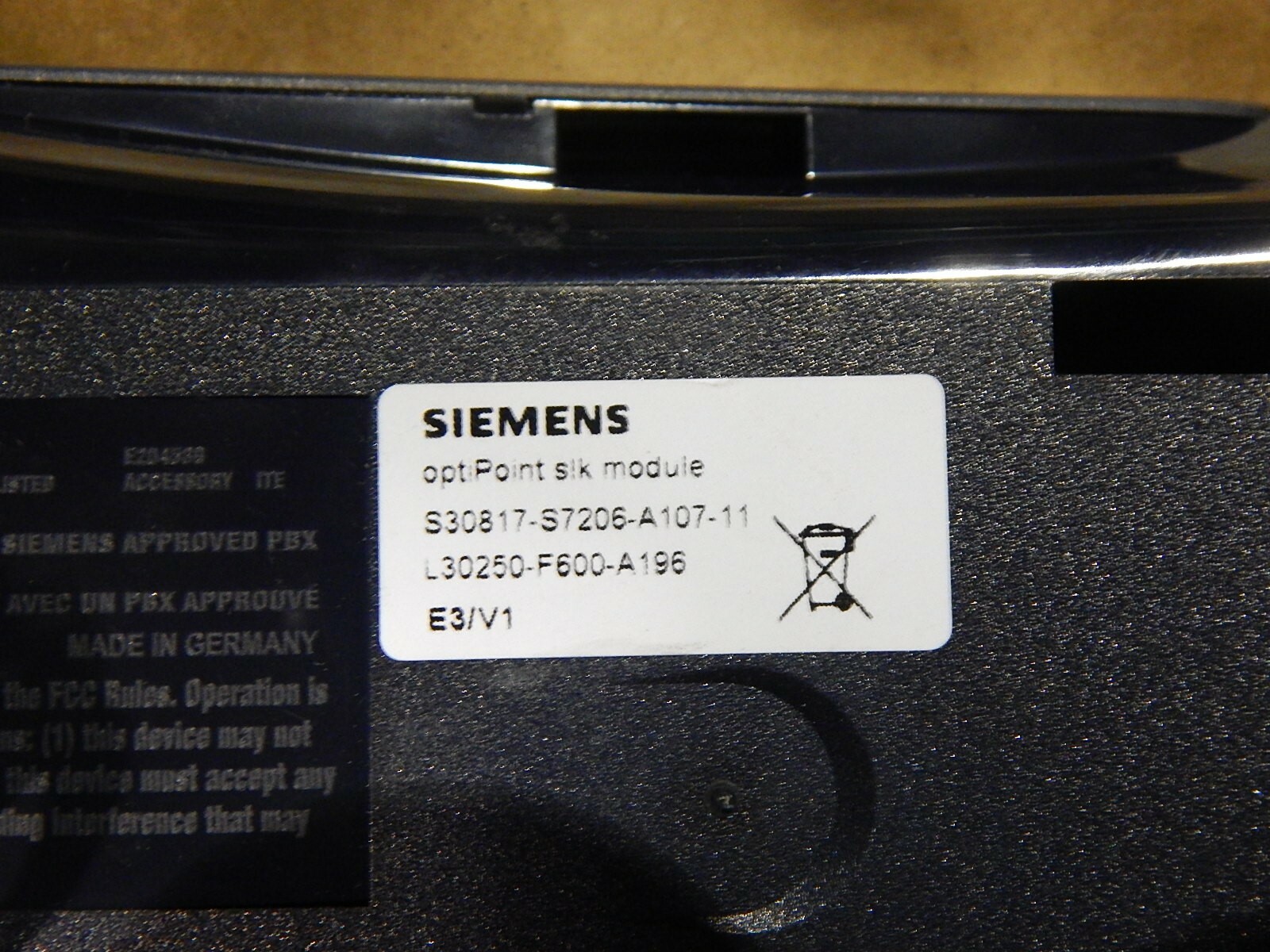 Siemens S30817-S7207-A107-21 S30817-S2707-A107-11 Phone/Expansion