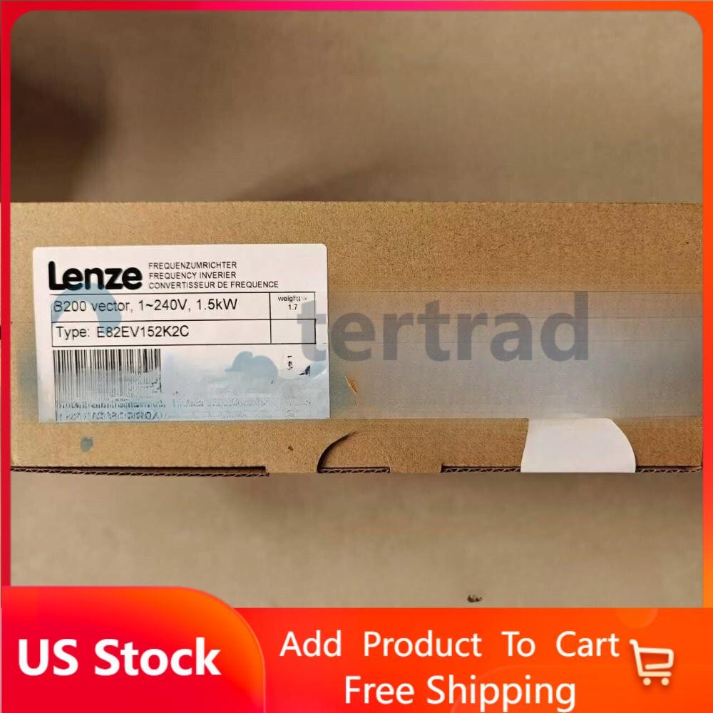 US Free TAX 1PC NEW LENZE E82EV152K2C E82EV152K-2C LENZE FREQUENCY INVERTER