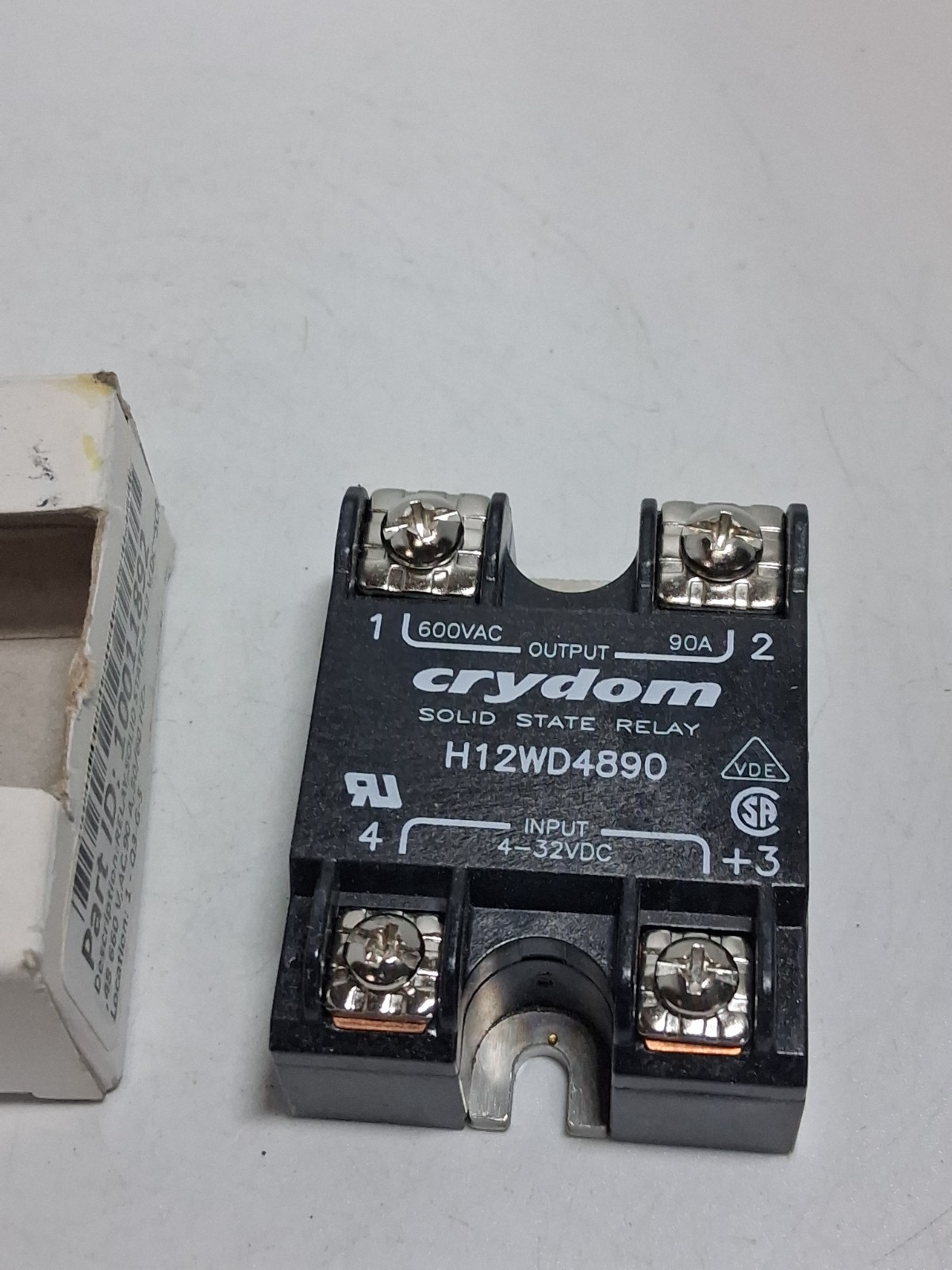 CRYDOM H12WD4890 SOLID STATE RELAY 600VAC 90A NIB
