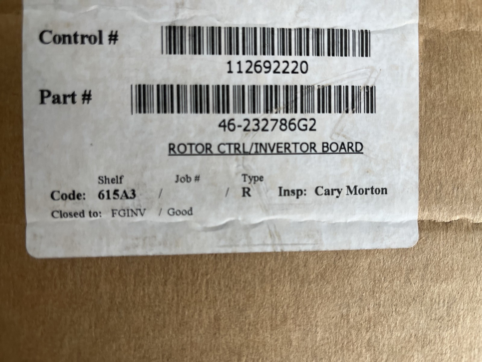 GE replacement Rotor Control Board for AMX 4 X-ray P/N 46-232786G2