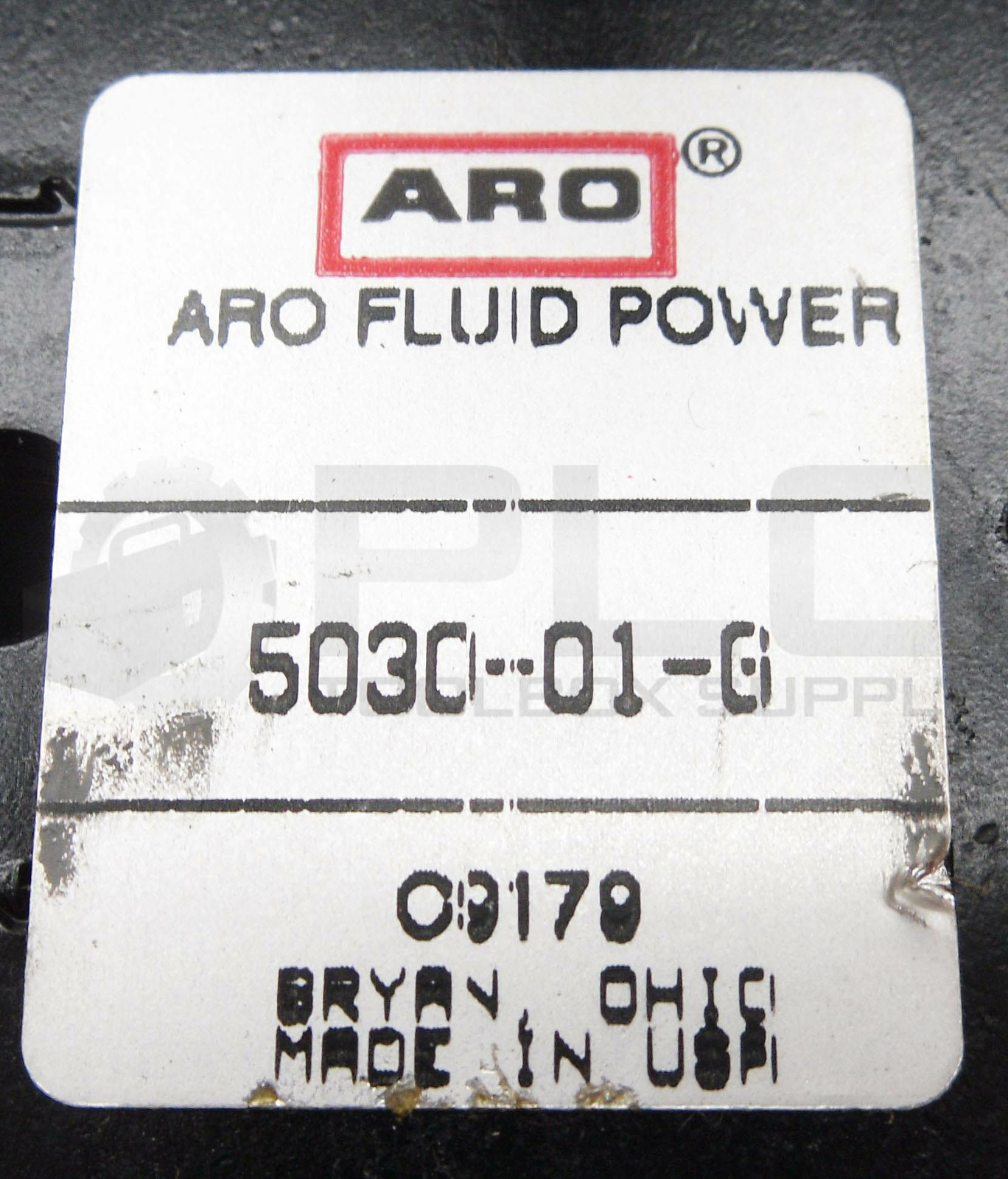 NEW ARO 5030-01-G MANUAL AIR CONTROL VALVE 3-WAY 2 POSTION AIR VALVE 2F931