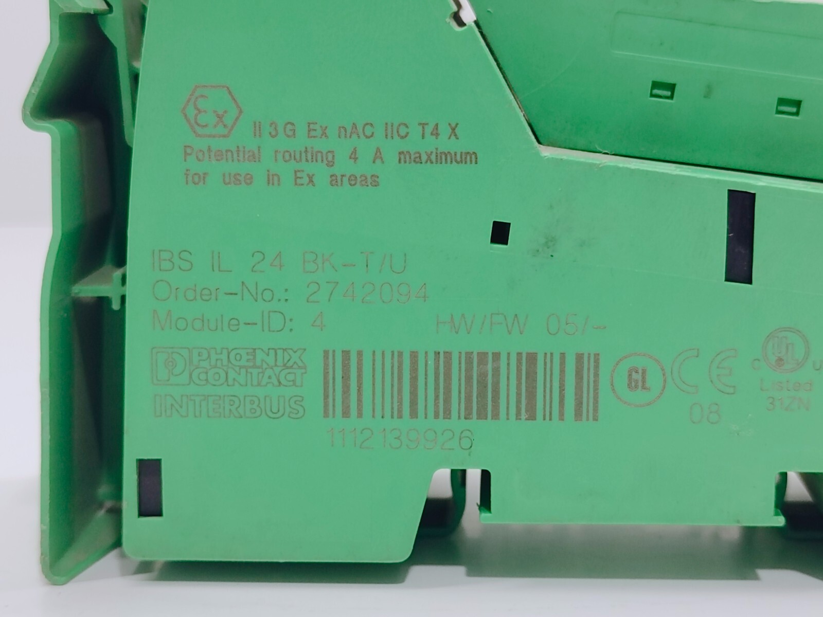 Phoenix Contact IBS IL 24 BK-T/U Interbus Bus Coupler (FREE SHIPPING)
