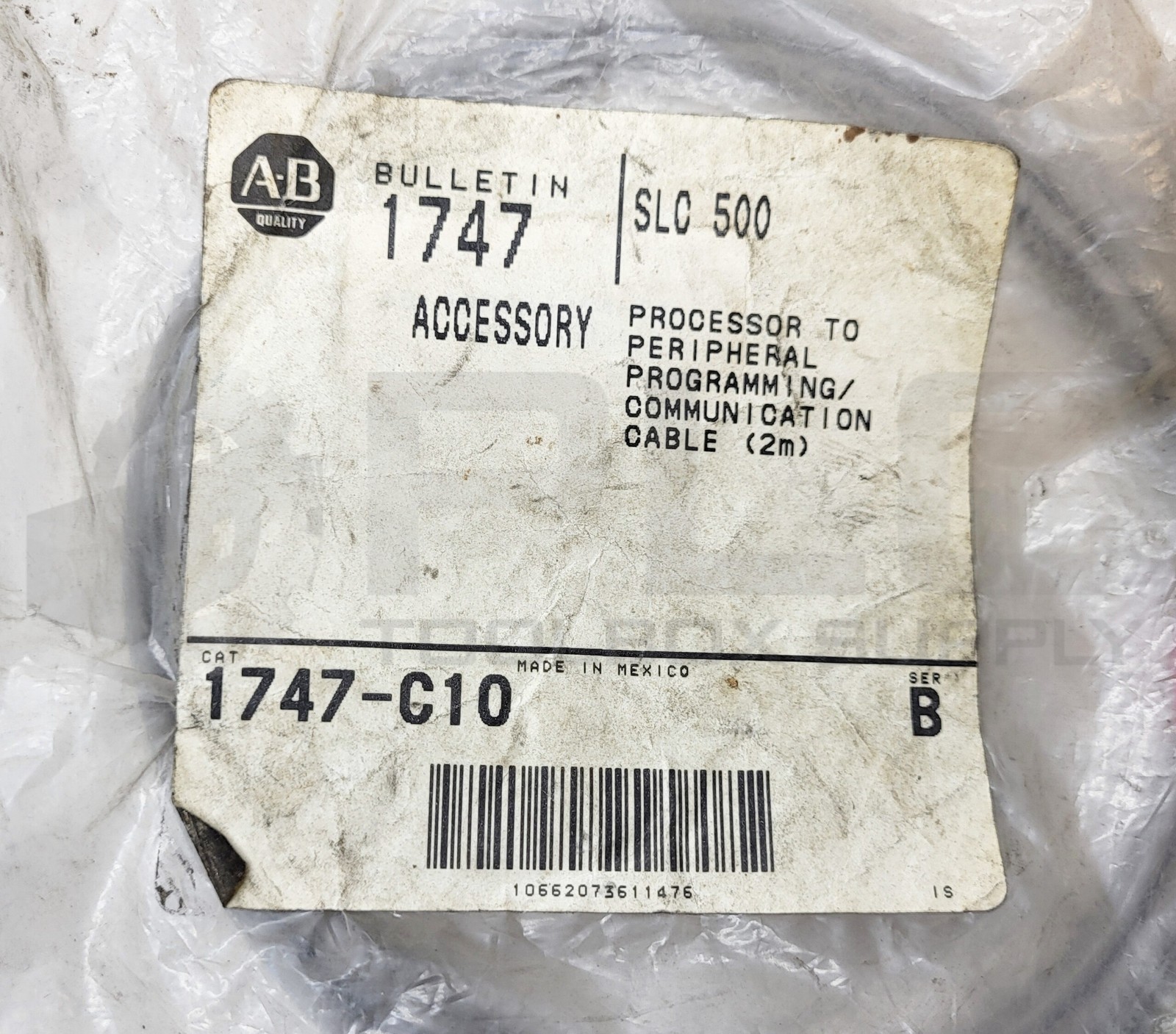 SEALED NEW ALLEN BRADLEY 1747-C10 /B COMMUNICATION CABLE 2M *READ*