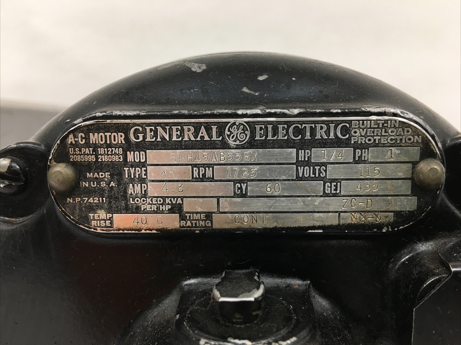 Vintage Cenco Rotator 74350 Lab Scientific Motorized Unit GE Motor
