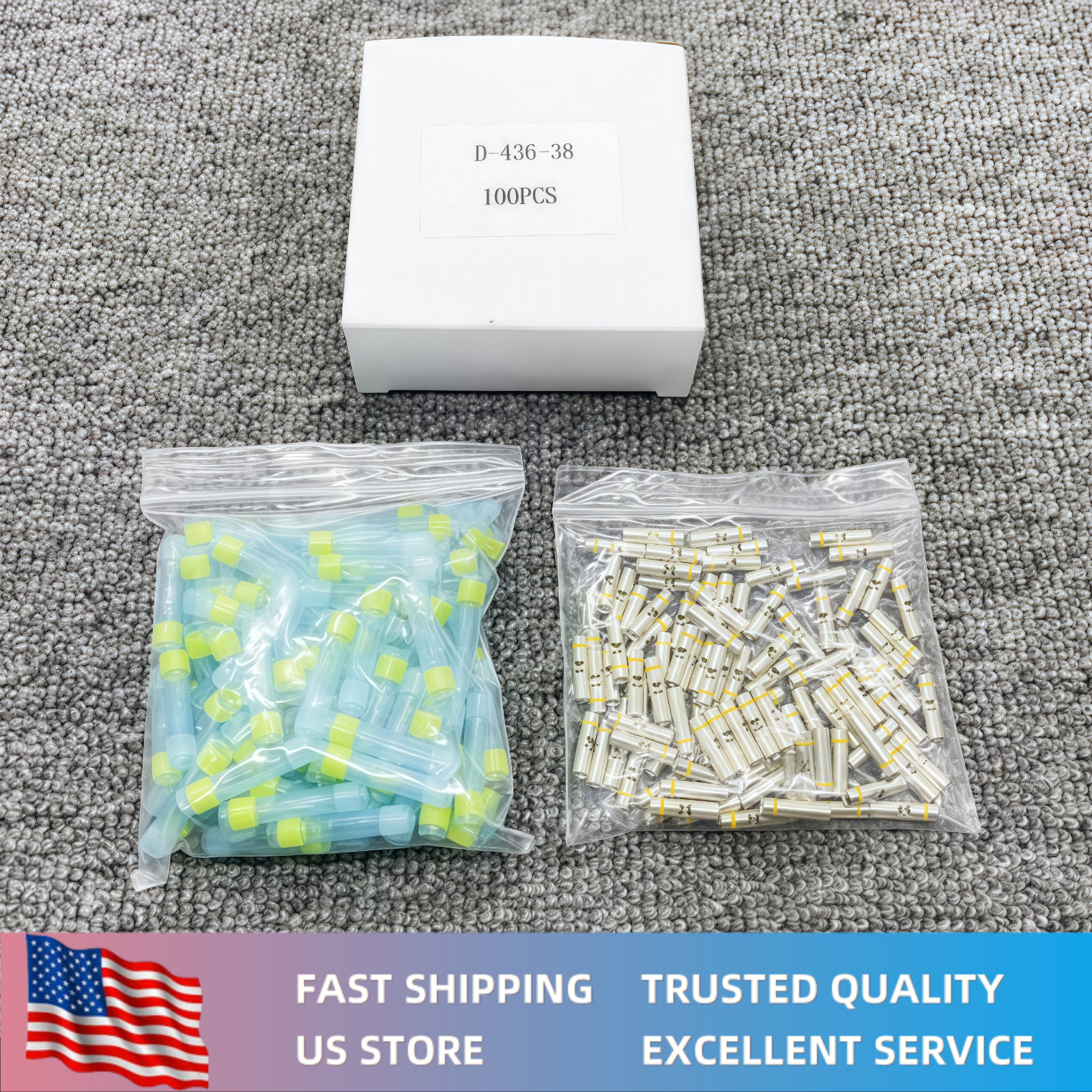 D-436-38 Fits For Military Aviation 100 Pcs Pack Plastic Case terminal