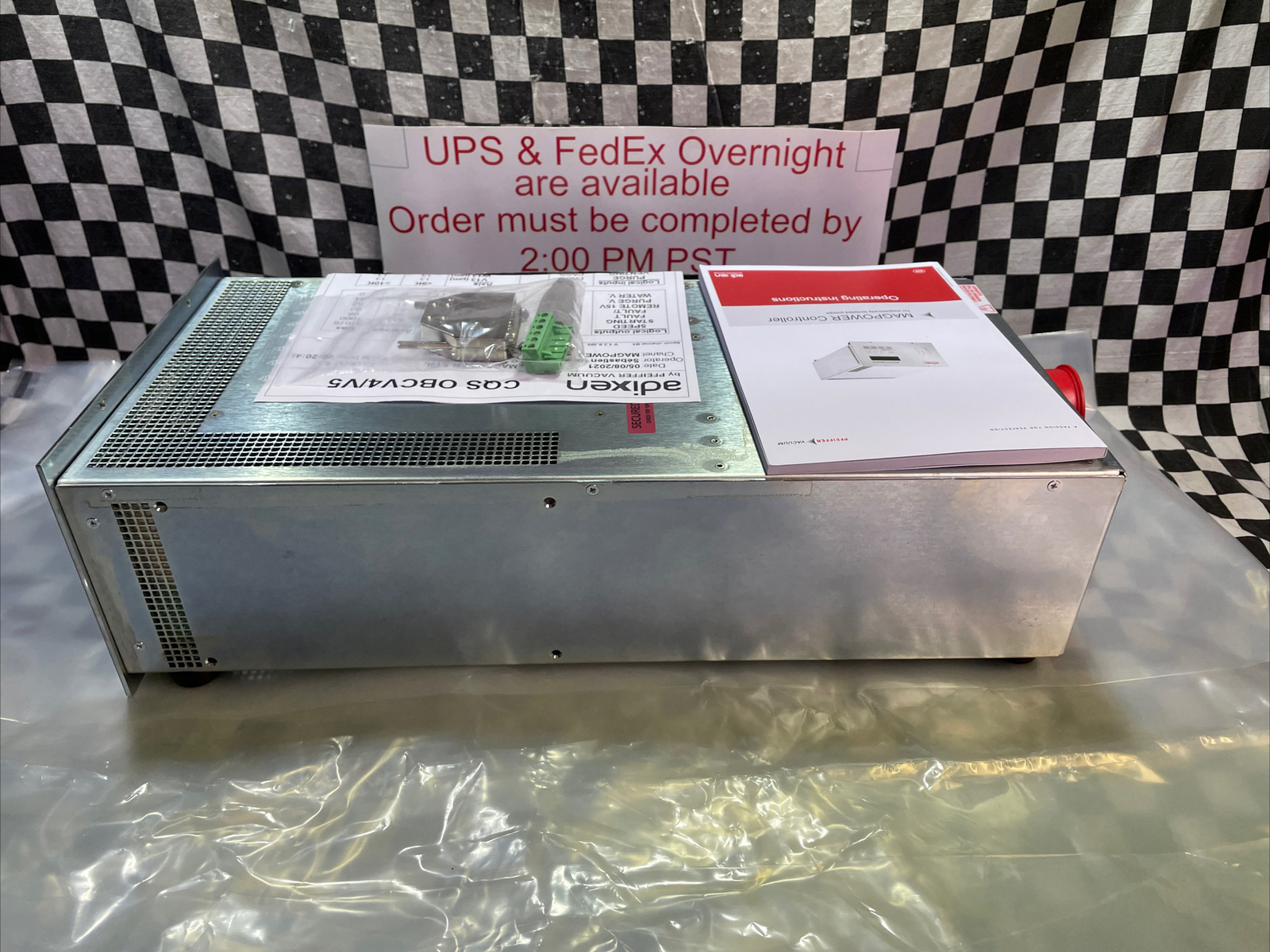 Adixen Pfeiffer MagPower Turbo Pump Controller PFEIFFER 121671, MAGPOWER S12L