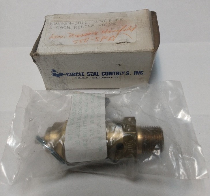 Circle Seal Low Manifold Relief Valve M5162N-3M(L)-130 ASME 550-SFA FAST SHIP