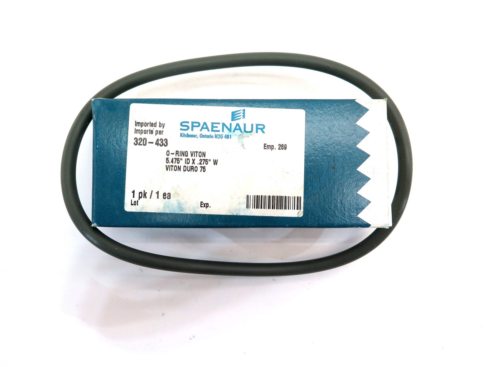 Spaenaur 320-433 O-Ring Viton Duro 75. 5.475 ID X .275″ W