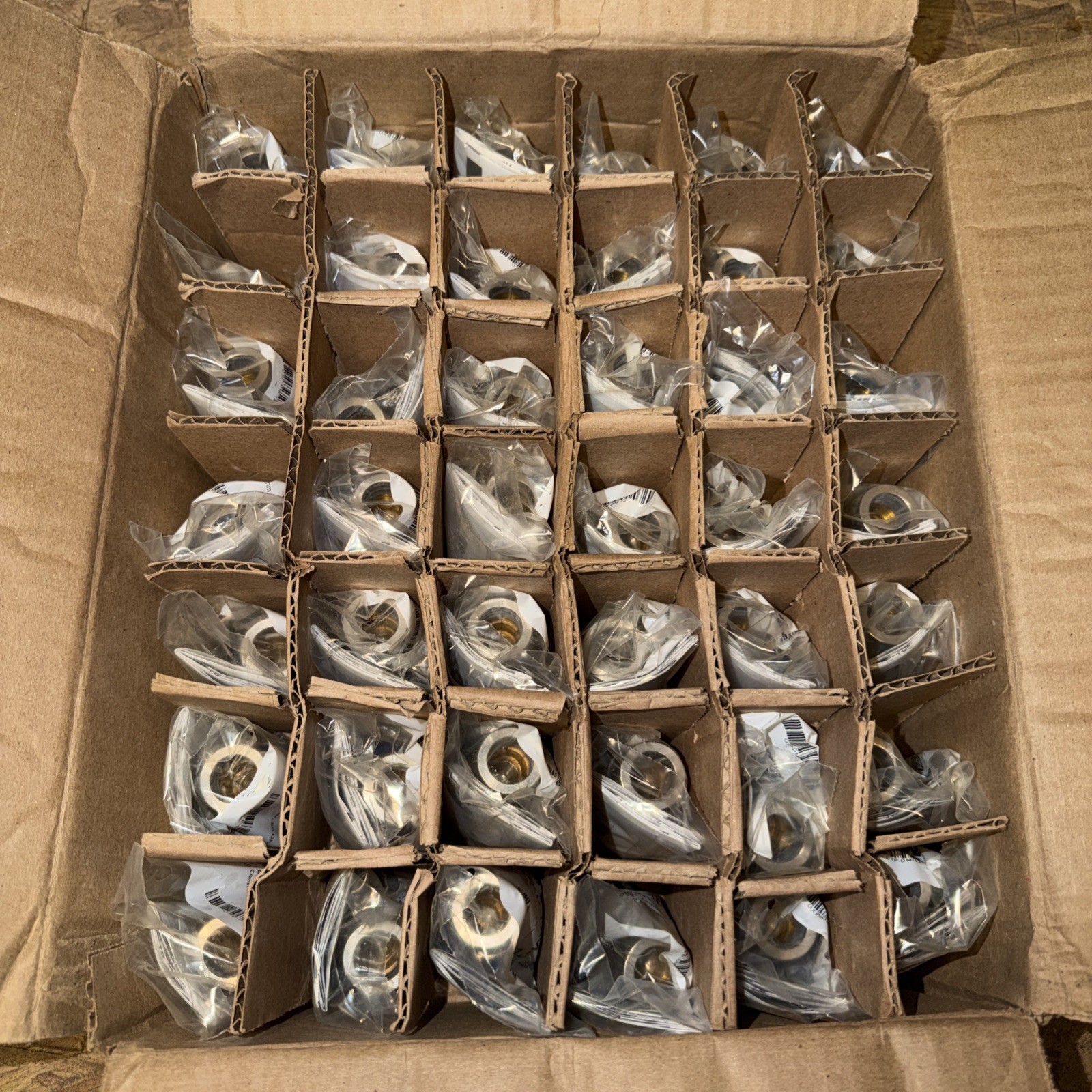 (42) JMA UXP-DM-12 DIN Male UXP 1/2″ Annular Cable Connectors 50 Ohm 4.3-10