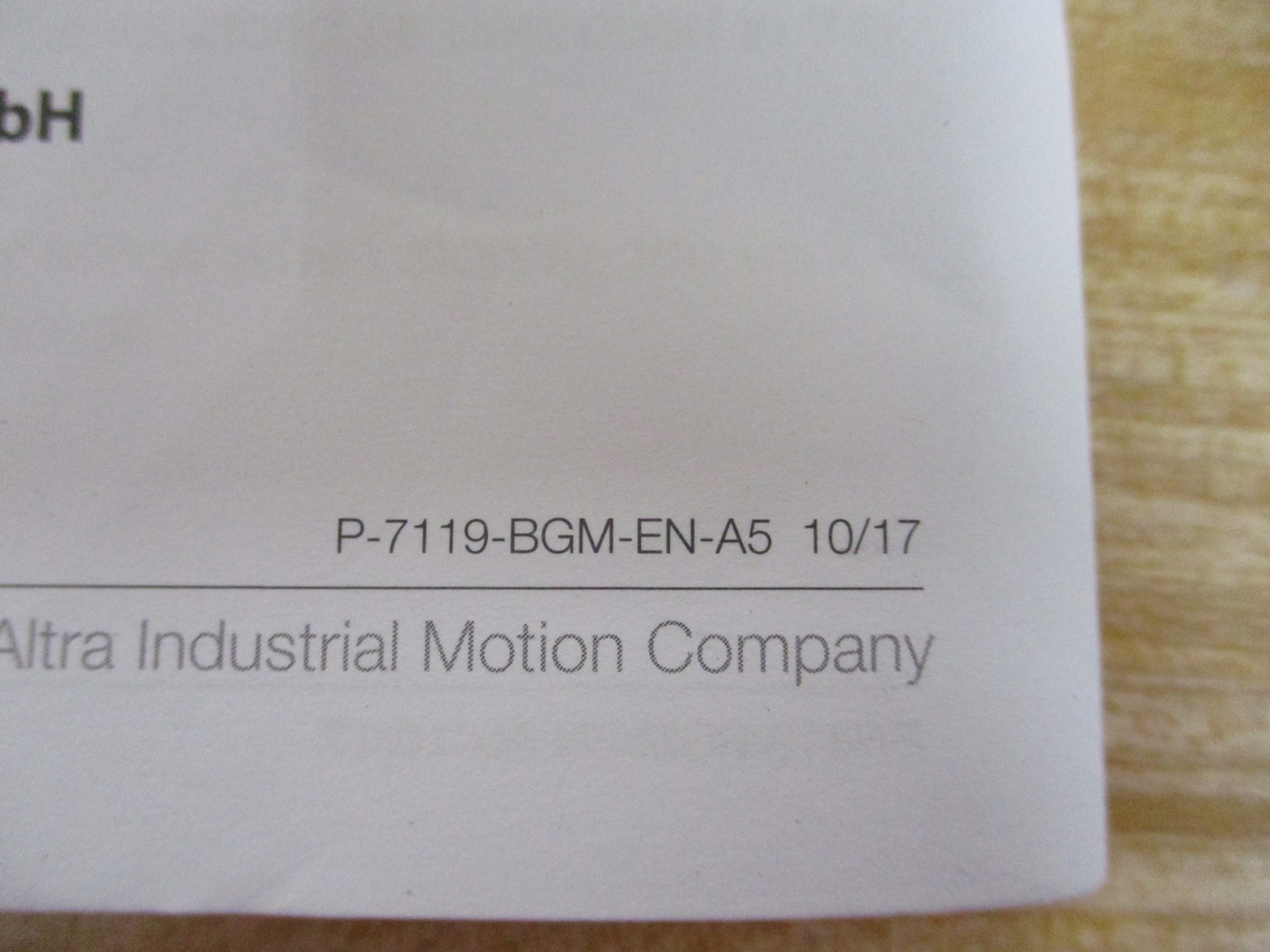 Bauer P-7119-BGM-EN-A5 Operating Instructions BA 200 EN