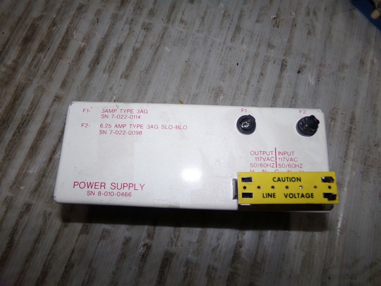 Chemetron Power Supply 8-010-0466 *FREE SHIPPING*
