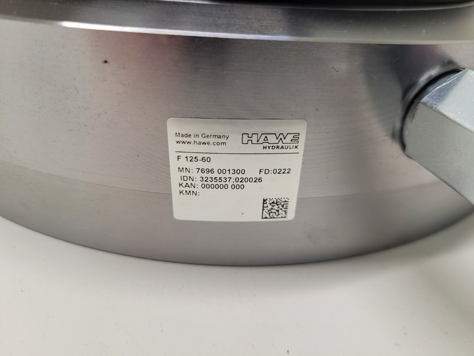 NEW OLD STOCK! HAWE HYDRAULIK VALVE 7696-001300