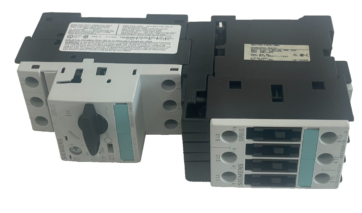 NEW SIEMENS 3RA1125-1JA24-1BB4 COMBINATION STARTER 3RA11251JA241BB4