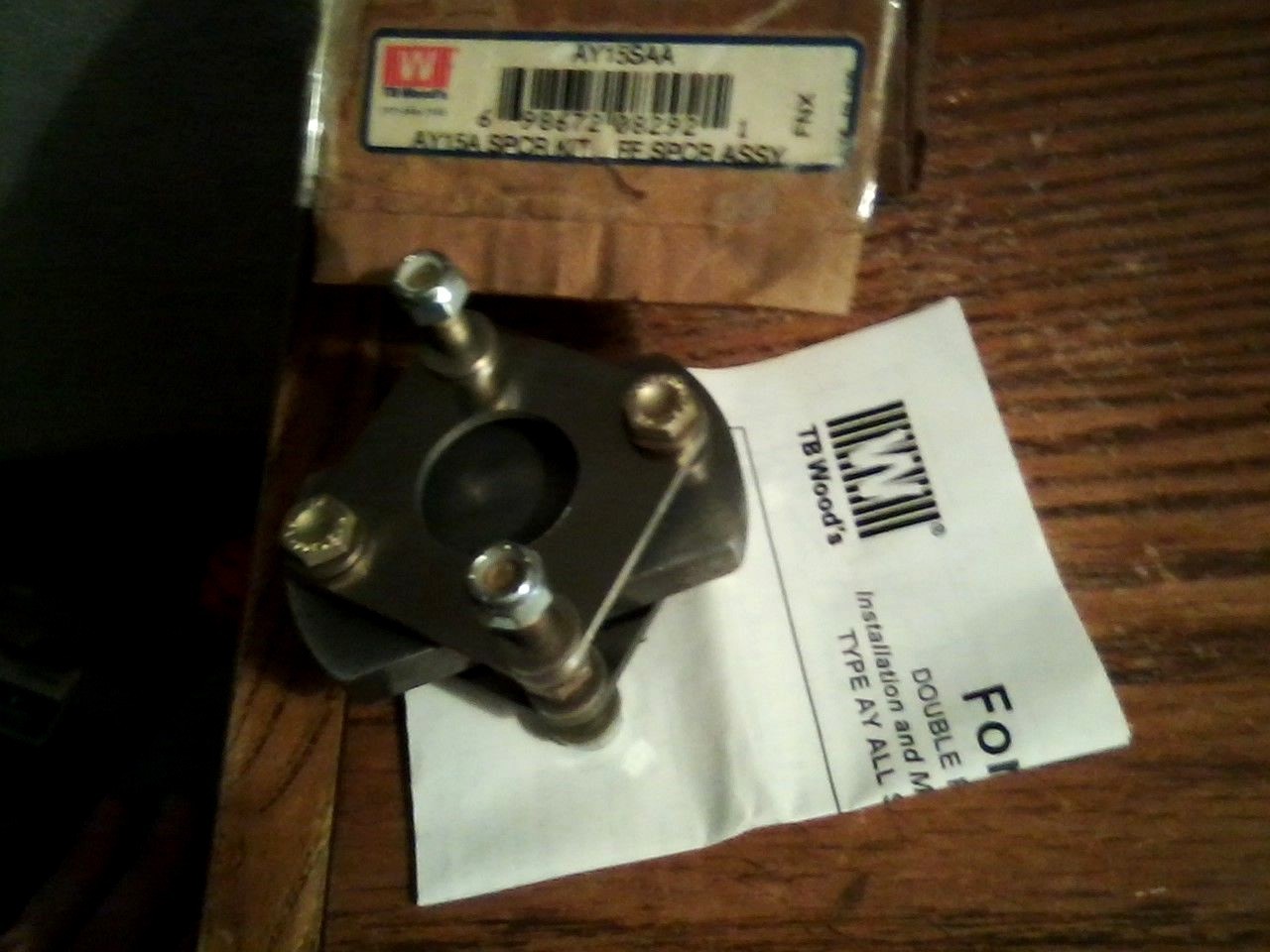 *NEW* .. TB WOODS AY15SAA FORMFLEX DOUBLE FLEX SIZE/15 COUPLING SPLIT SPACER KIT