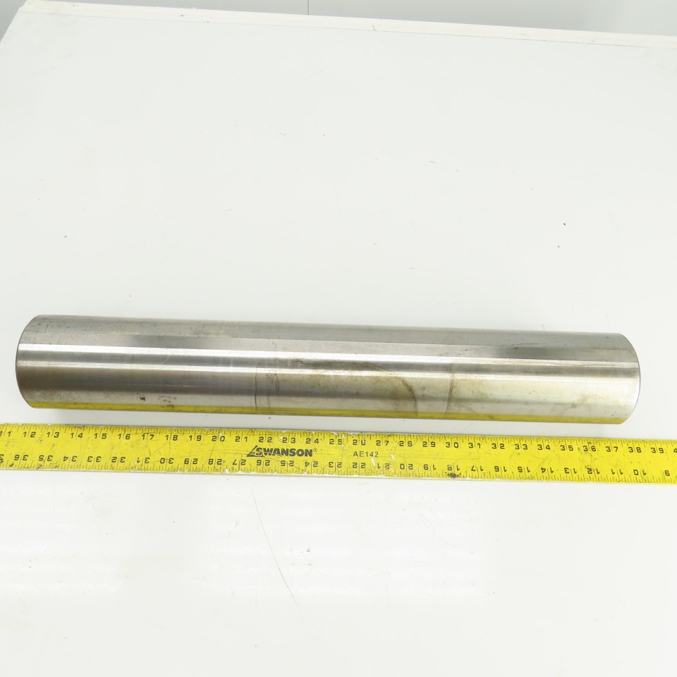 3.9200″ OD Steel Machine Cylinder W/Flat Spots 24-7/16″ OAL W/0.450″ Key Way