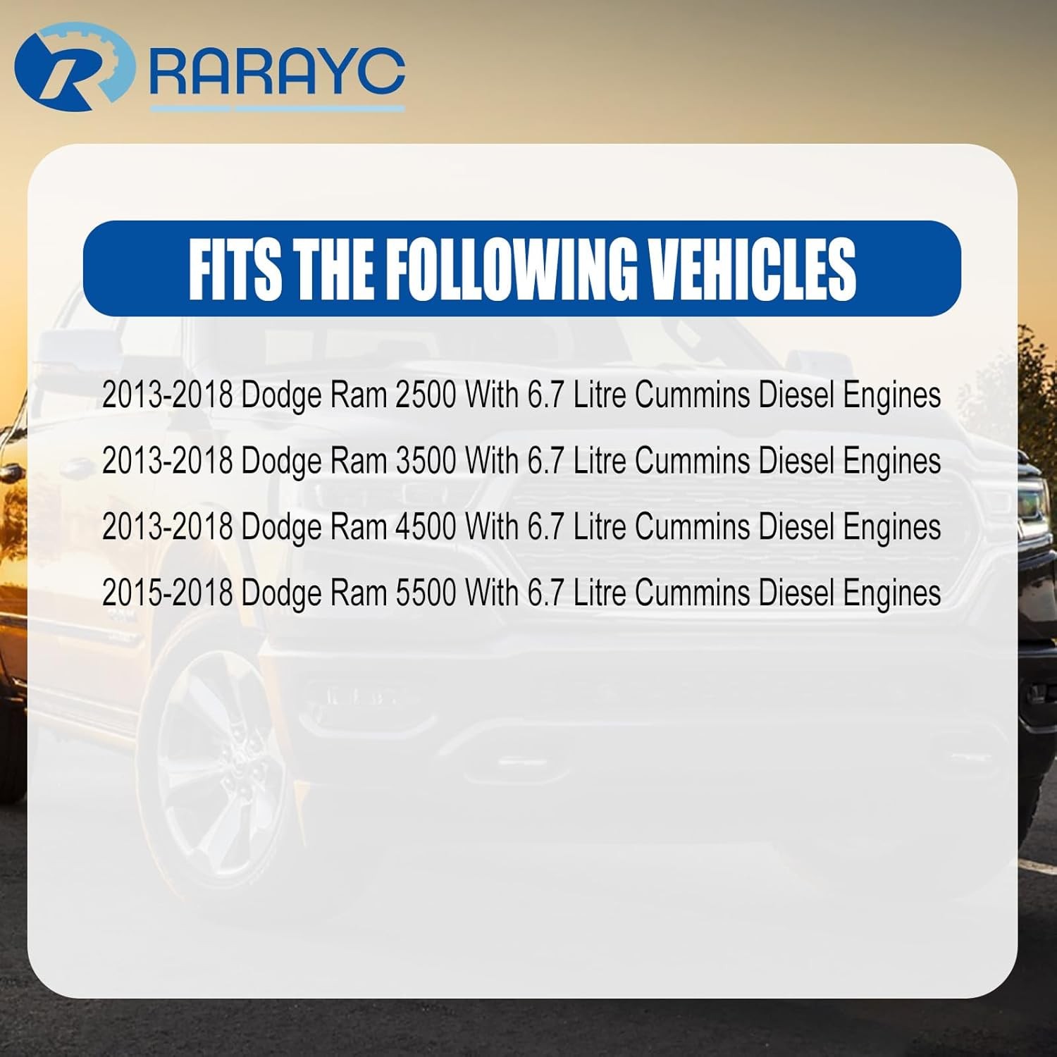 6.7L Cummins Fuel Filter Kit | Replacement for 2013-2018 Dodge Ram 2500 3500 450
