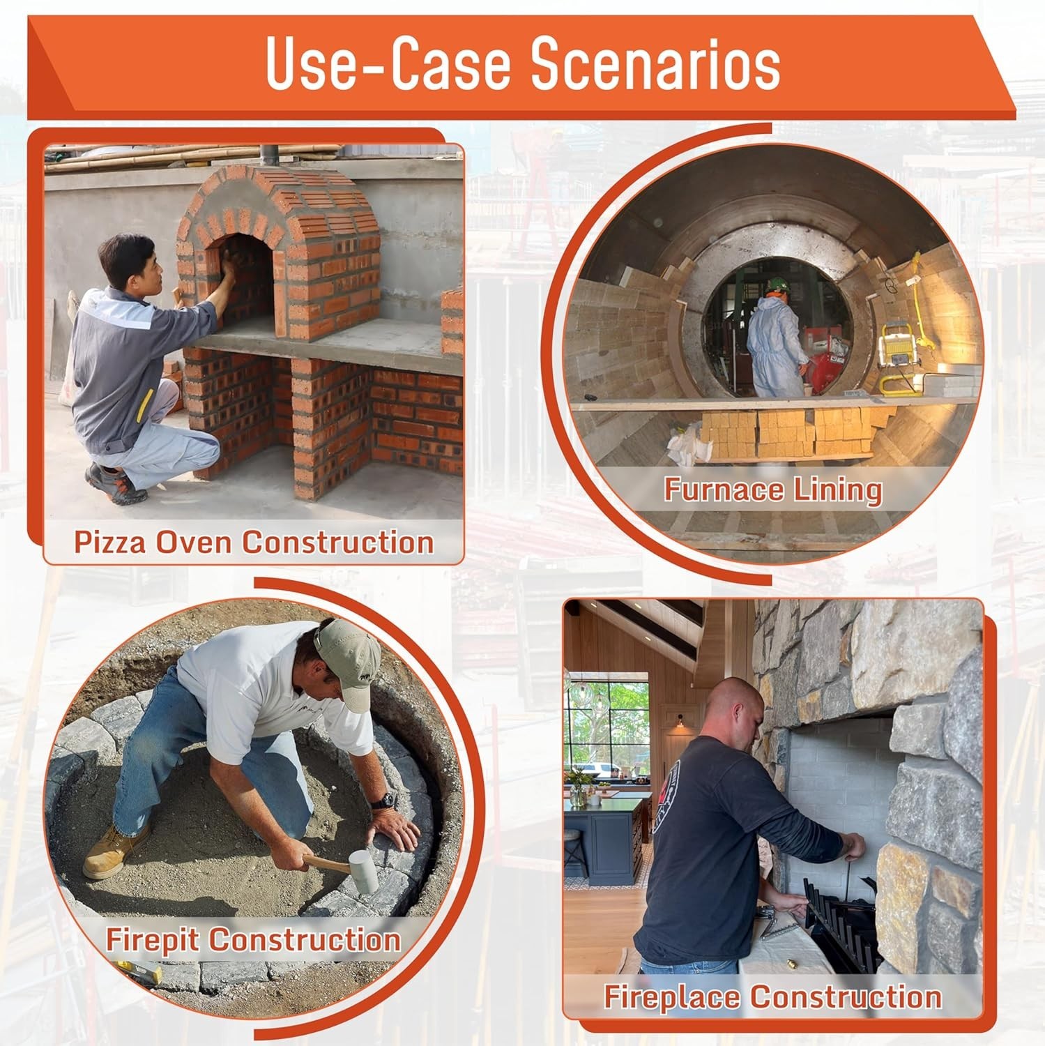 94% Alumina Dense Castable Refractory Cement 44 Lbs.