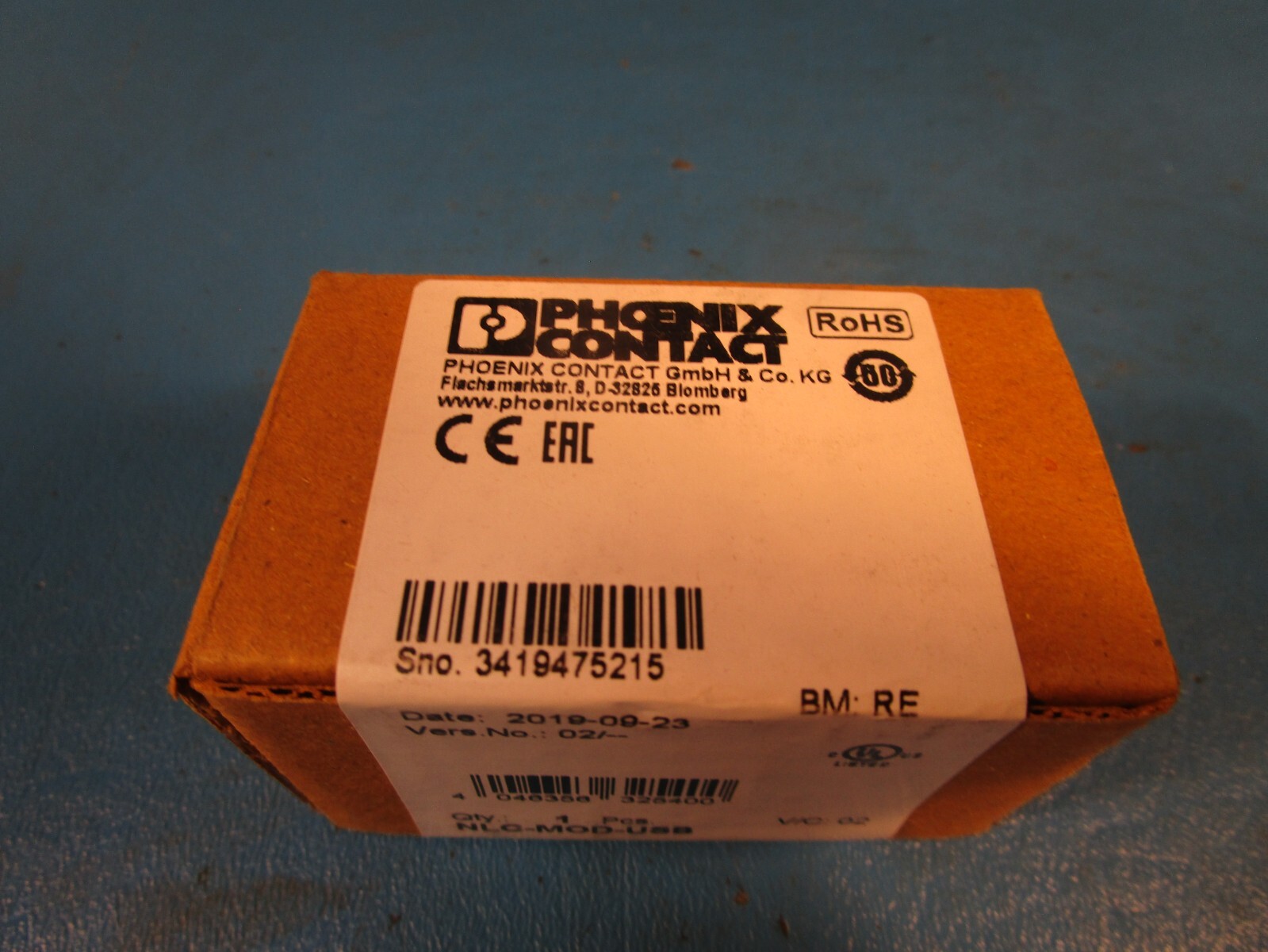 PHOENIX CONTACT NLC-MOD-USB, Interface Module, USB TYPE B, 24VDC, USB Data Port