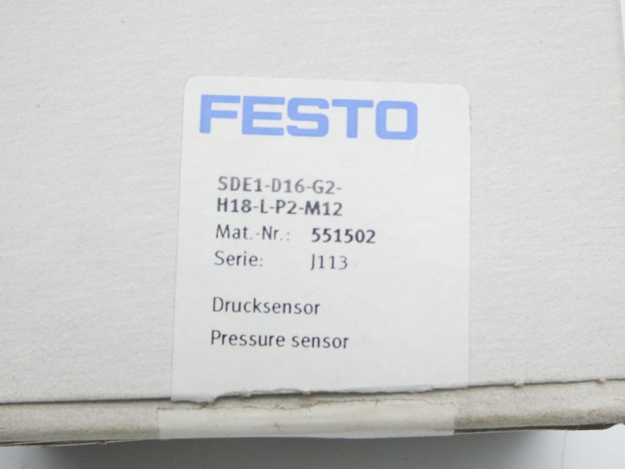 FESTO SDE1-D16-G2-H18-L-P2-M12 551502 15-30VDC NSMP