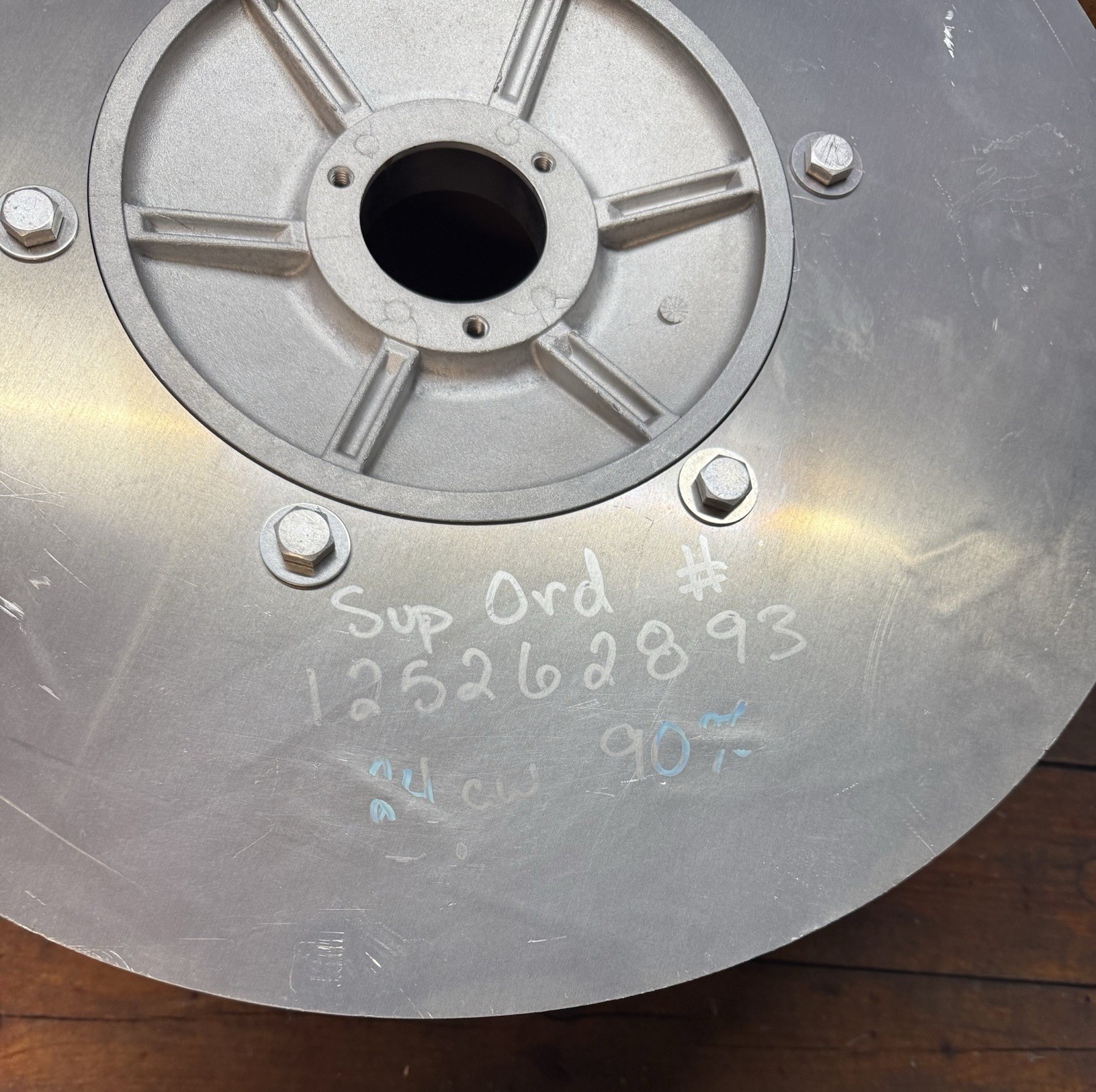 25” Greenheck Aluminum Backwards Inclined Blower Wheel New