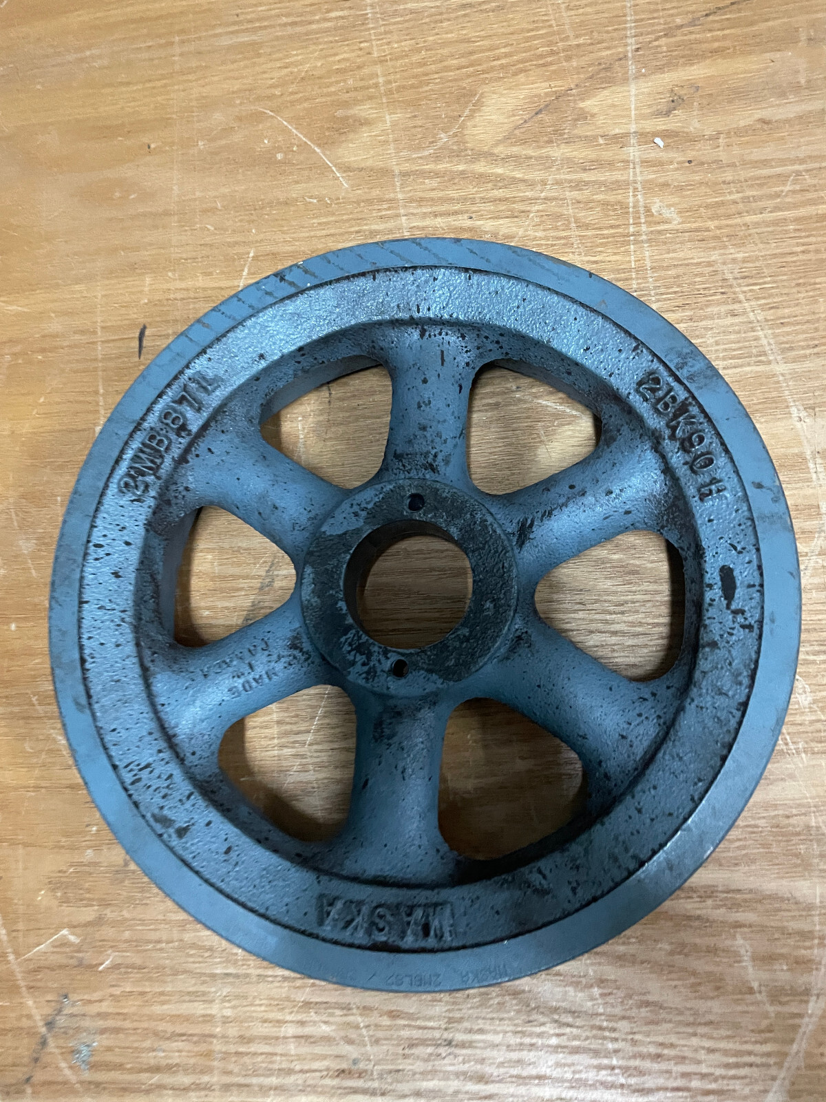 MASKA 2MBL87 TWO GROOVE GRIPBELT SHEAVE 4L/A, 5L/B BELT 2BK90H industrial vtg