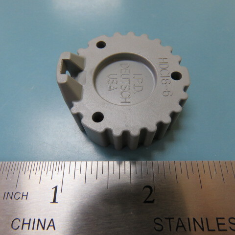 TE/ DEUTSCH HDC16-6 Qty of 10 per Lot DUST COVER, Connector Cap (Cover), Prot