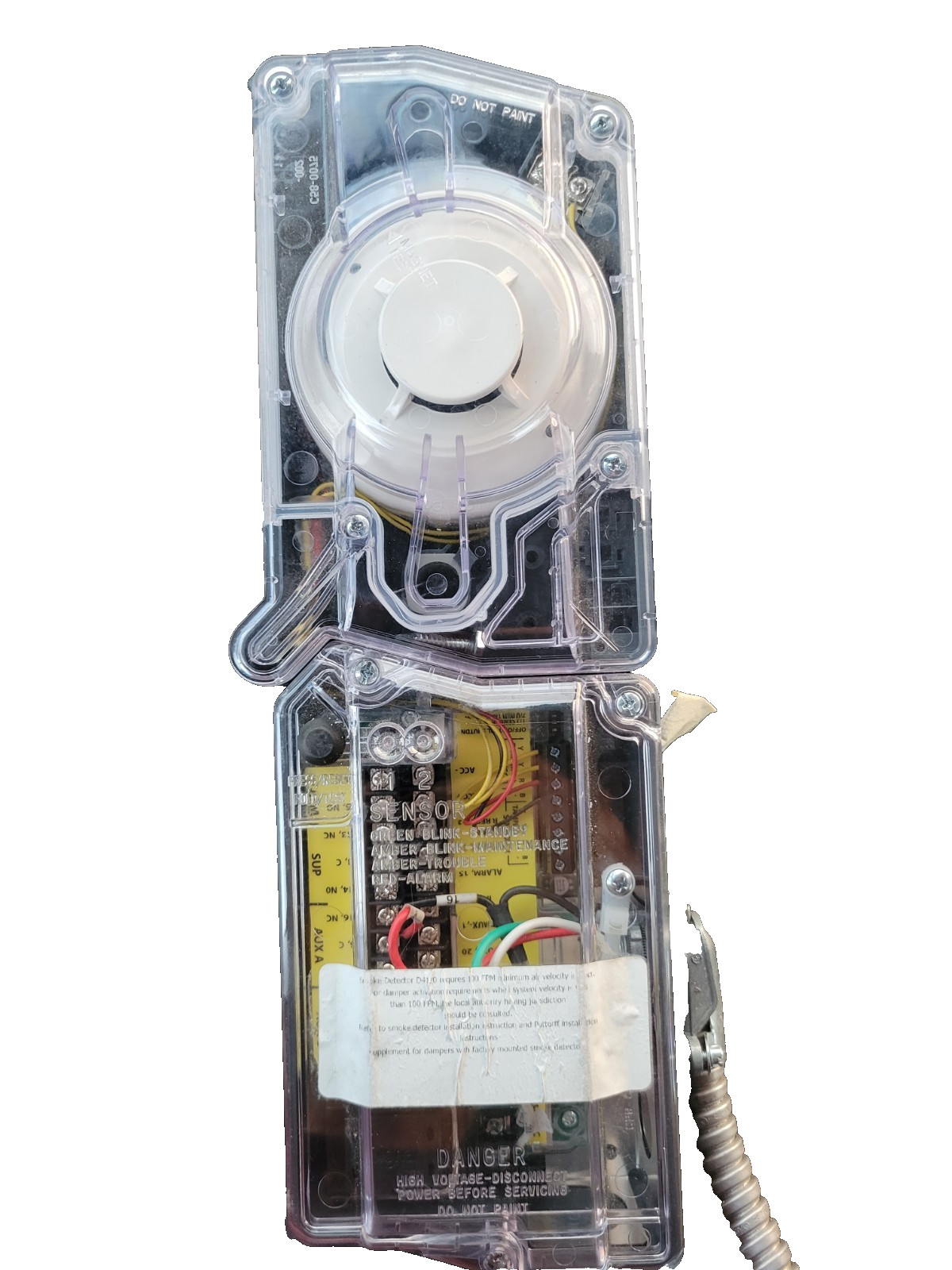SYSTEM SENSOR D4120 4-WIRE DUCT SMOKE DETECTOR