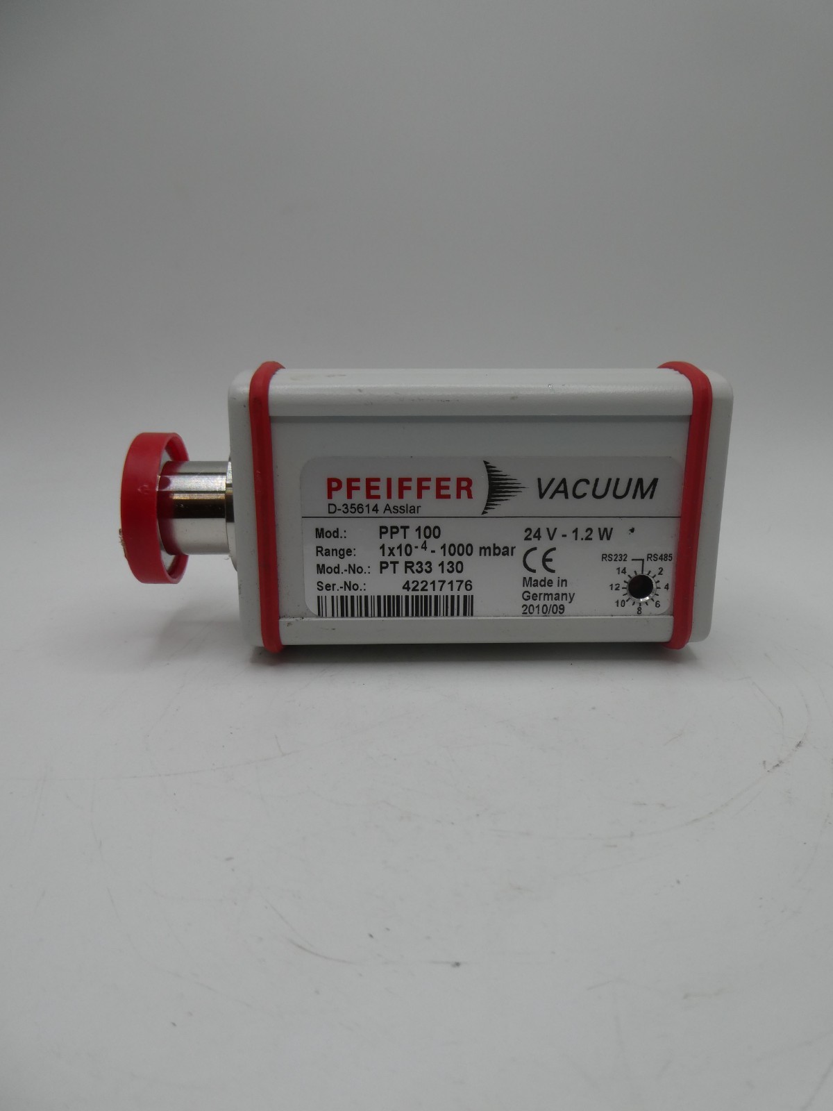 PFEIFFER PPT-100 PIEZO – PIRANI TRANSMITTER – PT R33 130 “Parts Repair Unit”