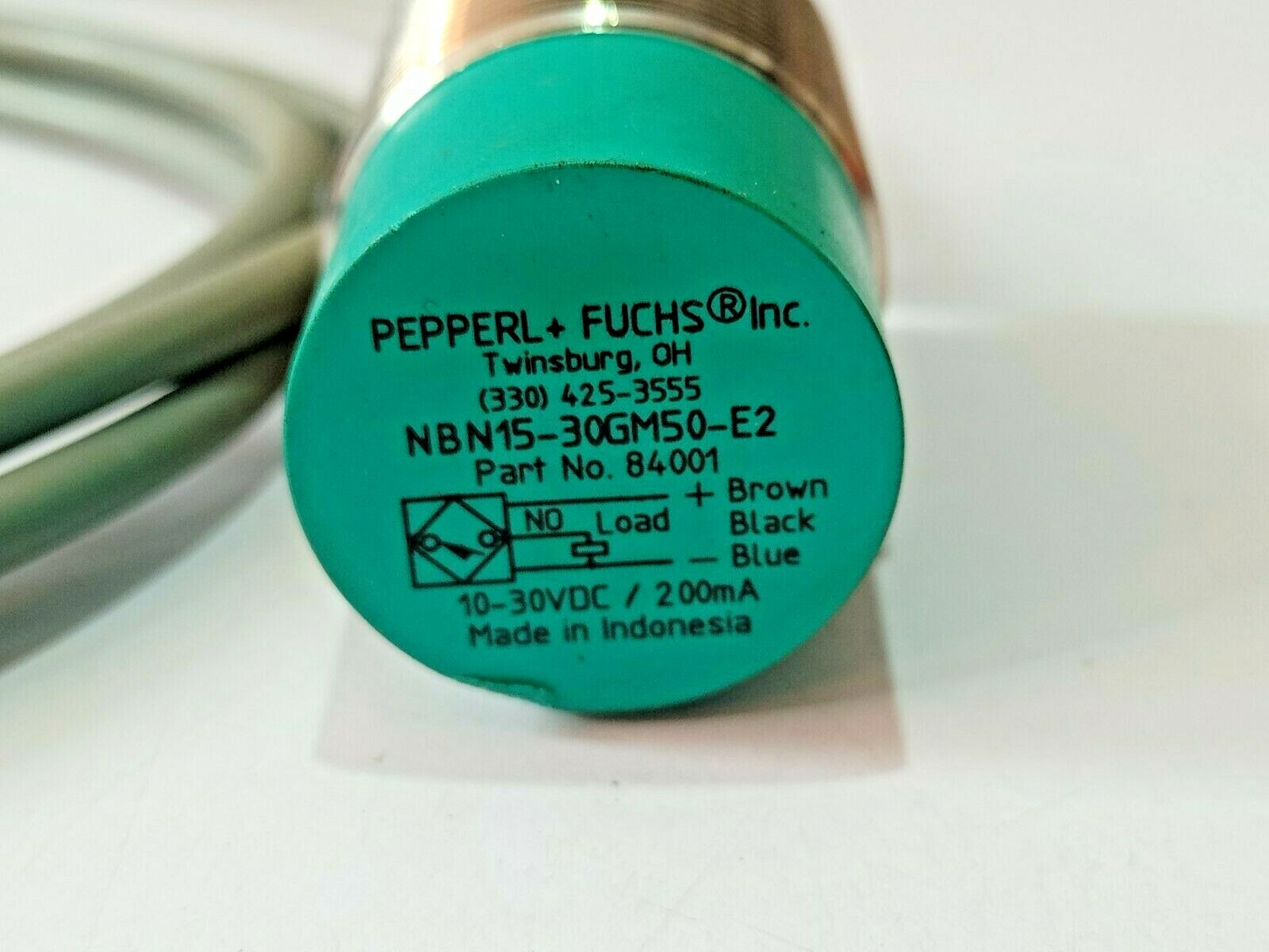 Pepperl+Fuchs NBN15-30GM50-E2 Part No 84001 10-30Vdc/200Ma