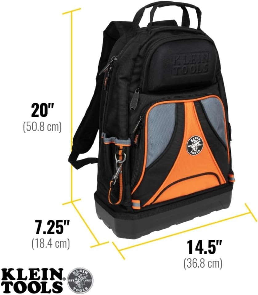 Klein Tools Tradesman Pro Tool Backpack 39 Pockets