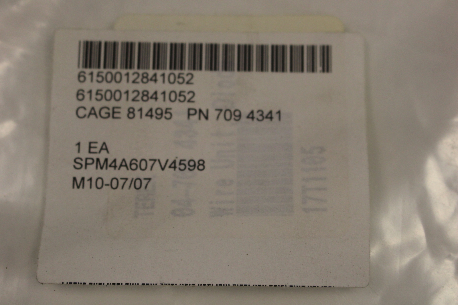 Koehring Cranes Electrical Lead / Test Lead, 6150-01-284-1052, 709 4341, New