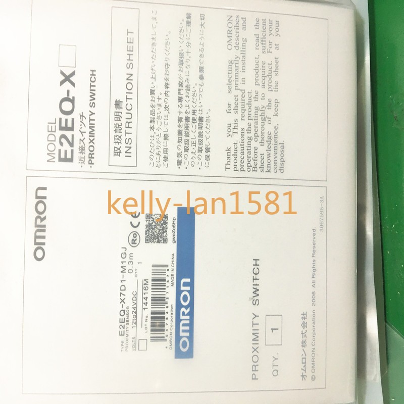 1PCS NEW Omron Proximity Switch E2EQ-X7D1-M1GJ